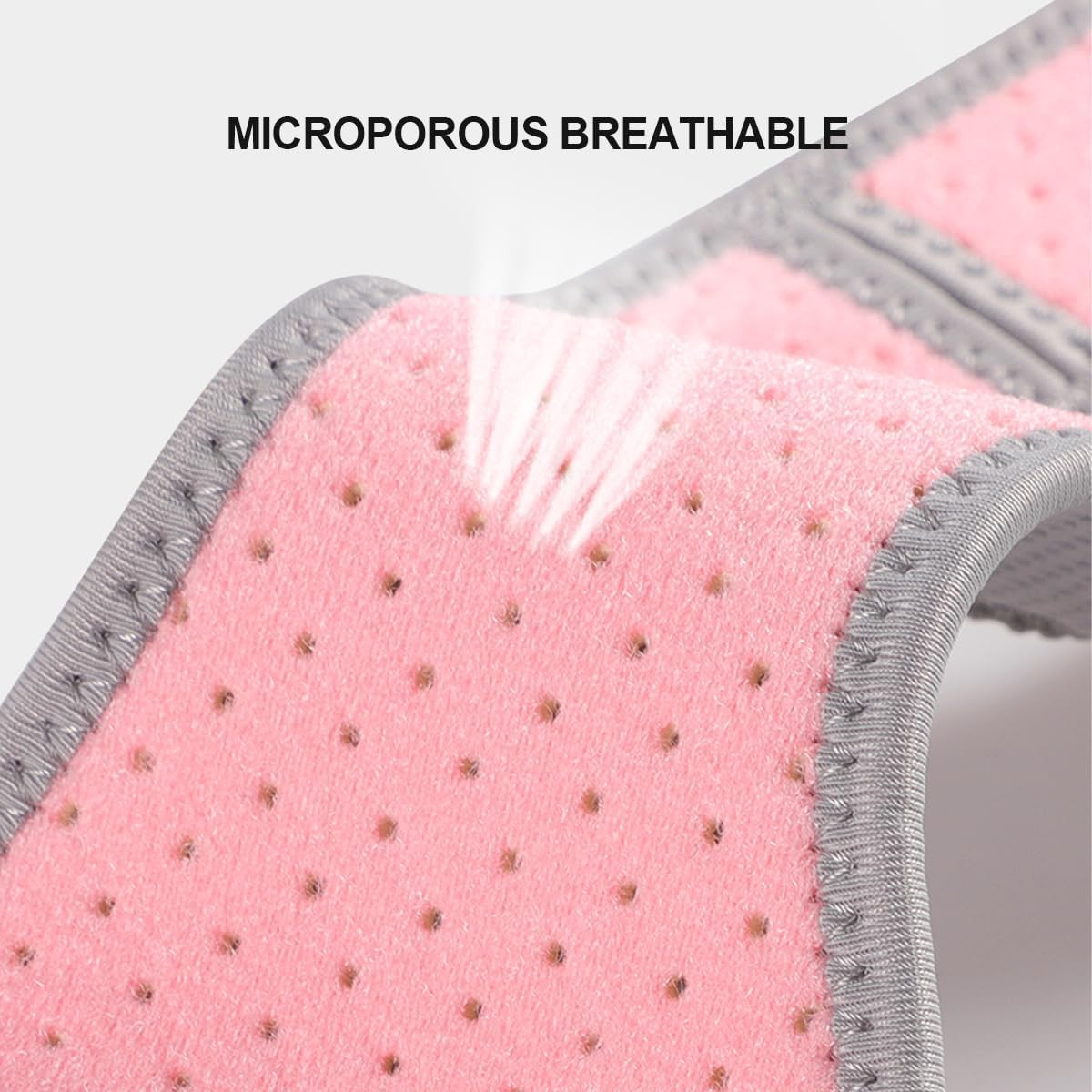 2-Pack Patella Knee Brace for Men & Women - Adjustable Patellar Tendon Support Strap for Pain Relief, Arthritis, Tendonitis - Ideal for Running, Basketball, Tennis & Gym (Pink) image number 4