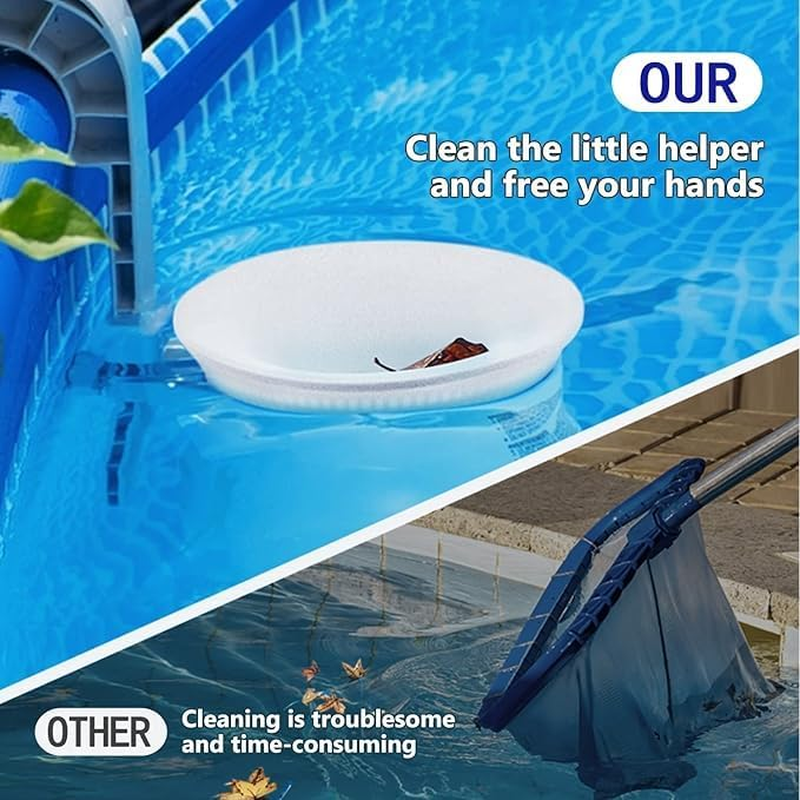 Pool Skimmer Socks - Ultra Fine Mesh Skimmer Basket Nets for Swimming Pools - Reusable Filter Socks Liner for Leaves, Debris, Hair, & Small Particles - Fits Standard Skimmers & Pump Baskets (50PCS) image number 3