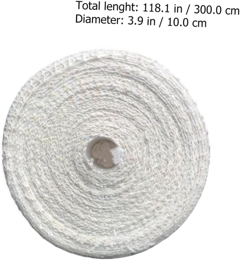 Cabilock Salami Netting 4 Rolls Meat Netting Roll Ham Sock Cotton Netting Meat Butcher Twine Net Meat Netting Roll Meat Kitchen Baking Supplies (1M+) Ham Netting Roll image number 2