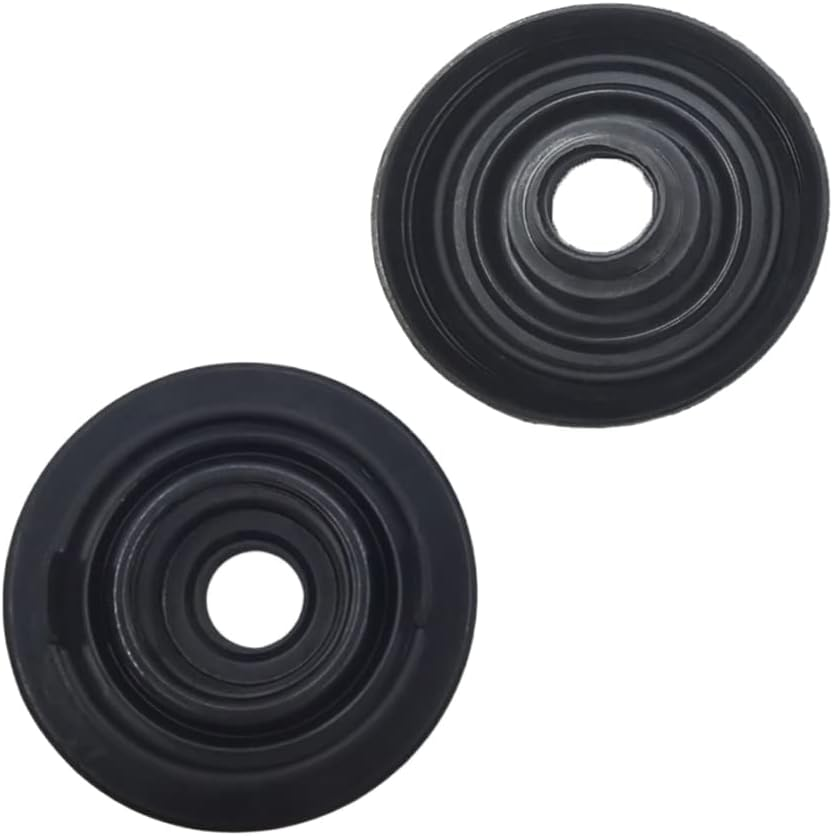 Pack of 2 Headlight Dust Cover 80Mm Rubber Seal with 20Mm Hole Universal for LED Headlamp Housing Conversion Compatible with Honda Toyota Kia image number 2