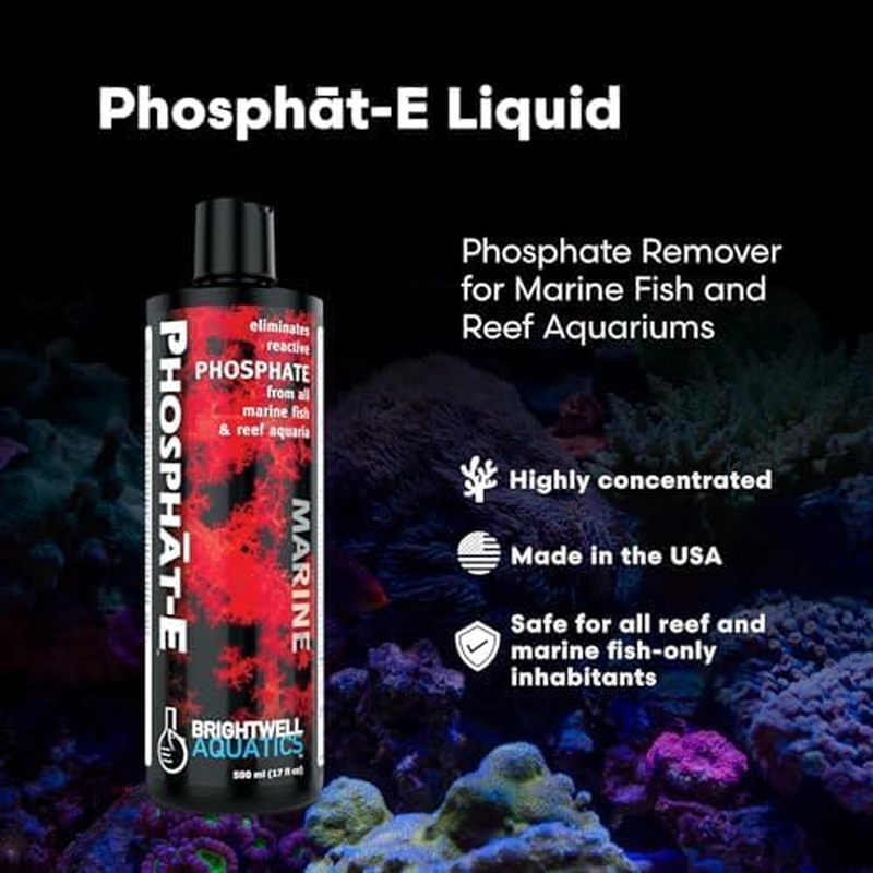 Brightwell Aquatics Phosphat-E - Liquid Phosphate Remover for Marine Fish and Reef Aquarium 250-ML image number 2