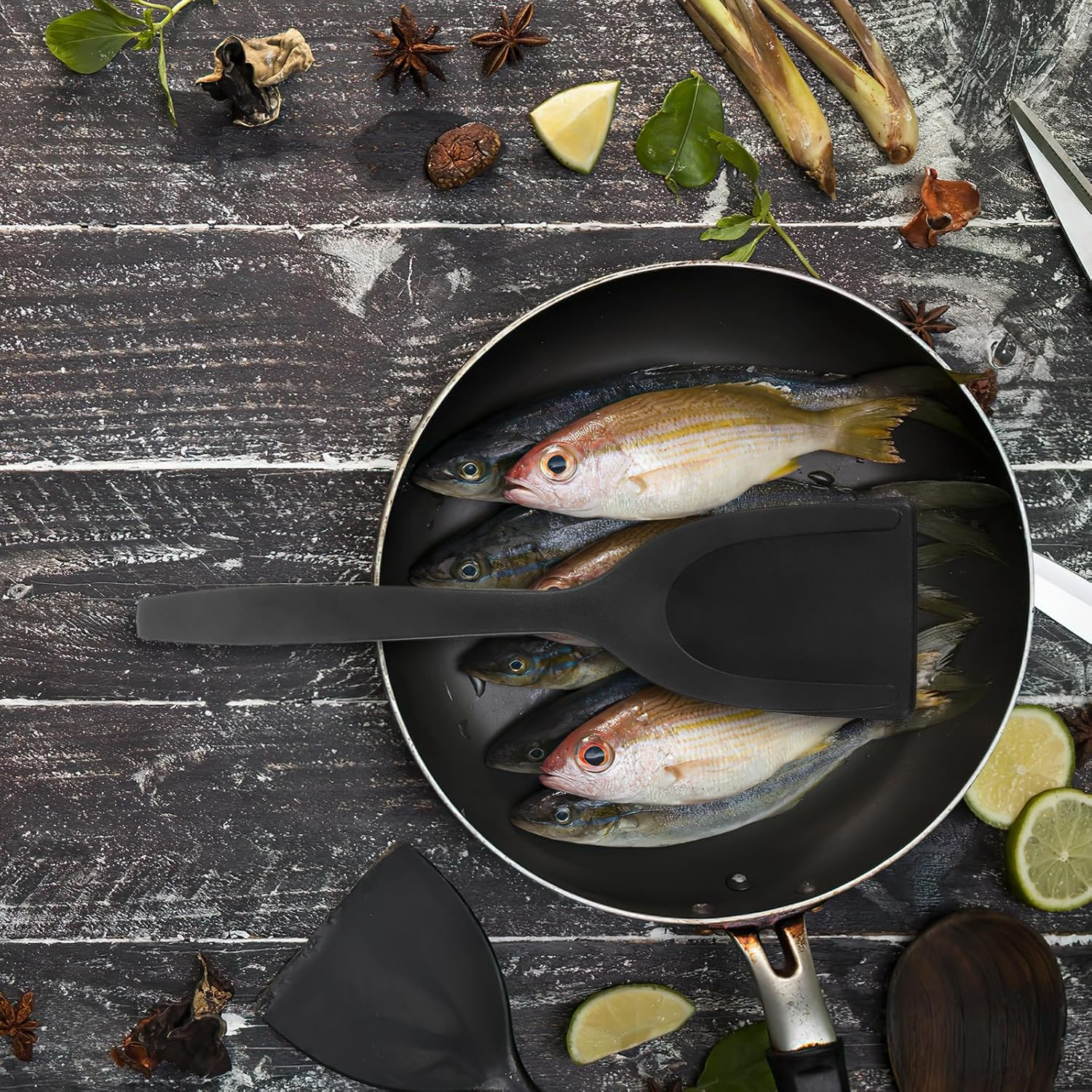 Alipis 2 in 1 Grip and Flip Spatula Egg Spatula Tongs Egg Flipper Tong Pancake Fish Turner Double Sided Toast Bread Omelet Making for Home Kitchen Cooking Tool 3Pcs