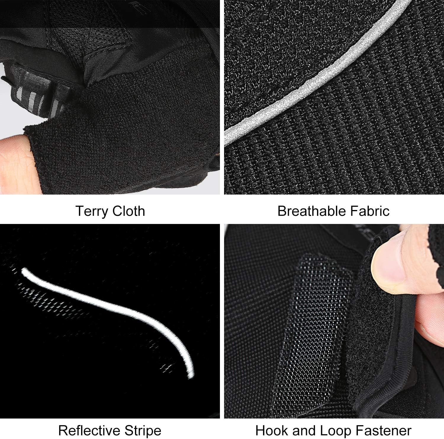 INBIKE 5Mm Gel Pad Half Finger Bike Bicycle Cycling Gloves image number 5