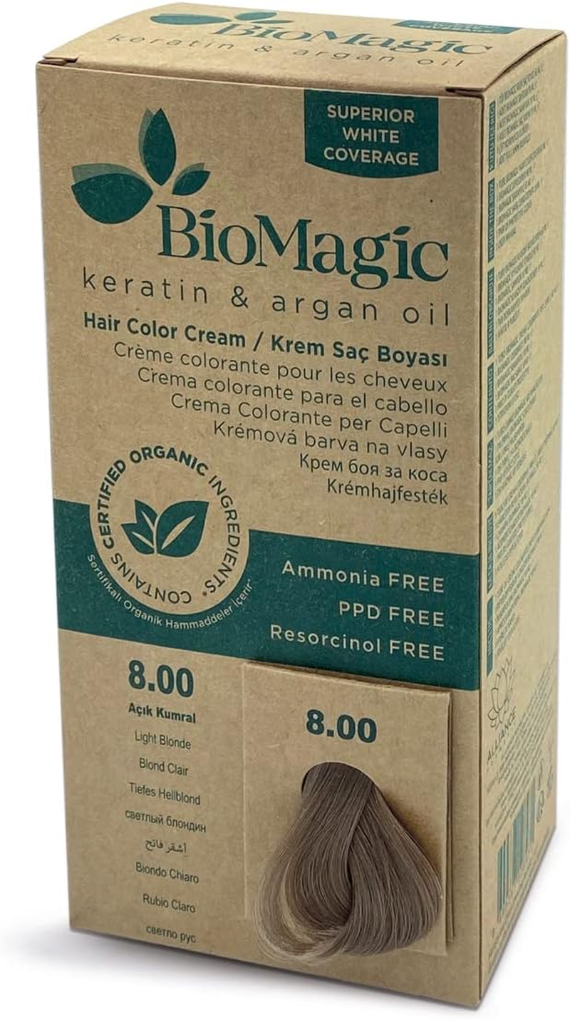 Bio Magic Permanent Hair Colour Cream, Light Blonde, 1 Count image number 6