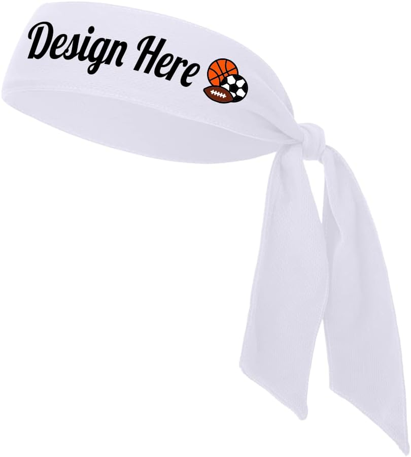 GOGO Head Tie, Tie Back Mesh Headband, Tennis Head Band