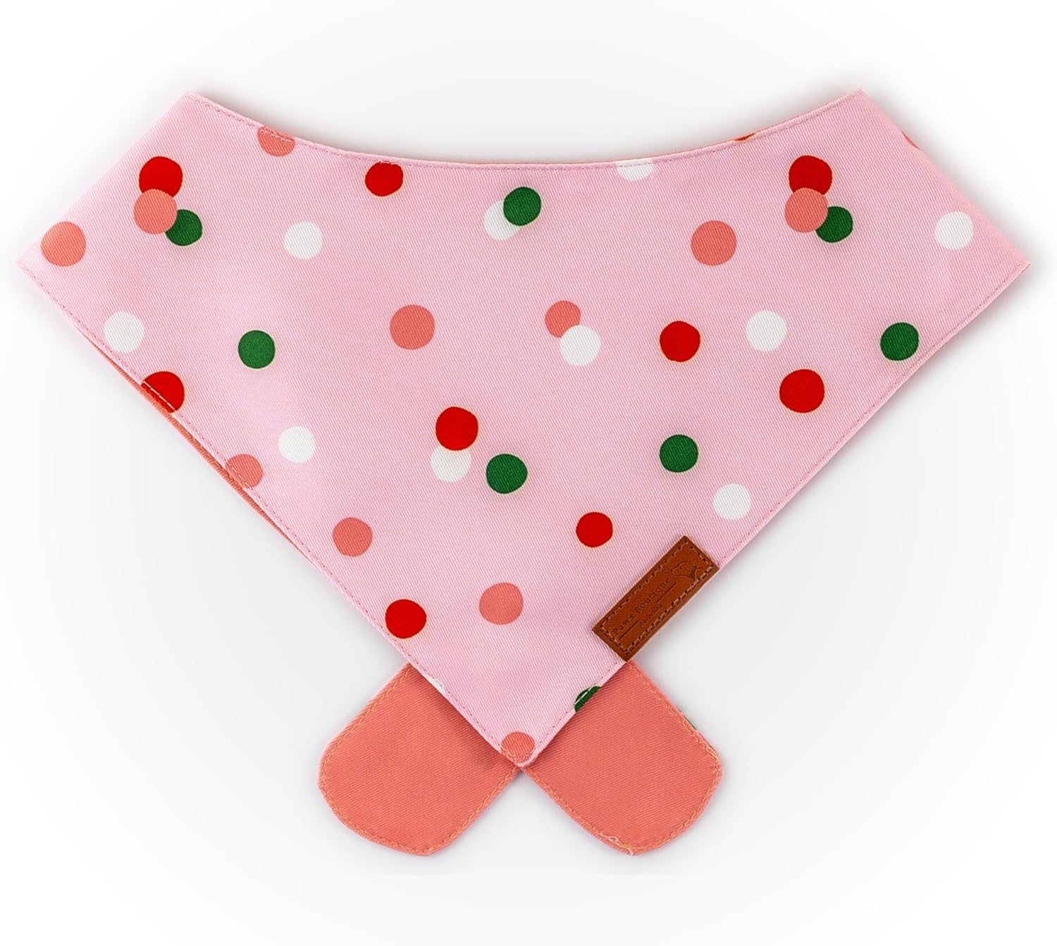 Paws Boutique Premium Dog Bandana/Scarf | Design: Confetti Celebration | Reversible Dual Layered/Sided | Small, Medium & Large Pets | Unique Style | Accessories for Puppies & Dogs (S) image number 1