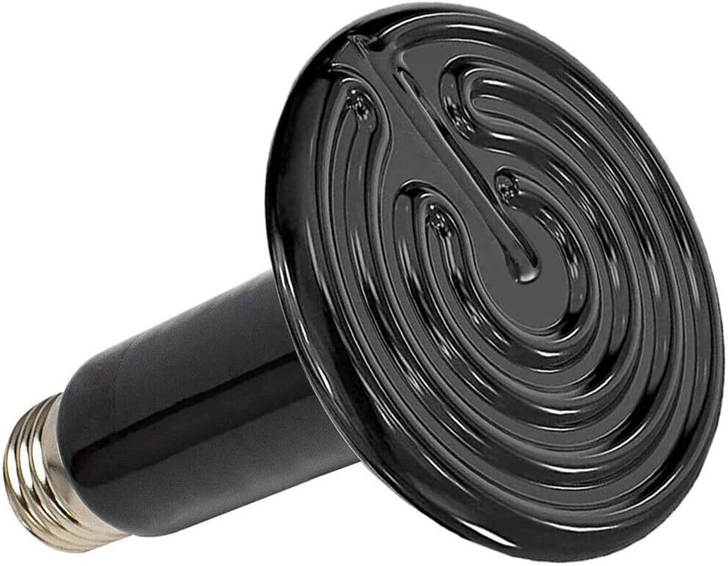 Ledlabs 75W Ceramic Heat Emitter for Reptiles &ndash; Infrared Heat Lamp Bulb for Terrariums, Chicken Coops & Pet Habitats &ndash; No Light Emission, E26/E27 Socket image number 6