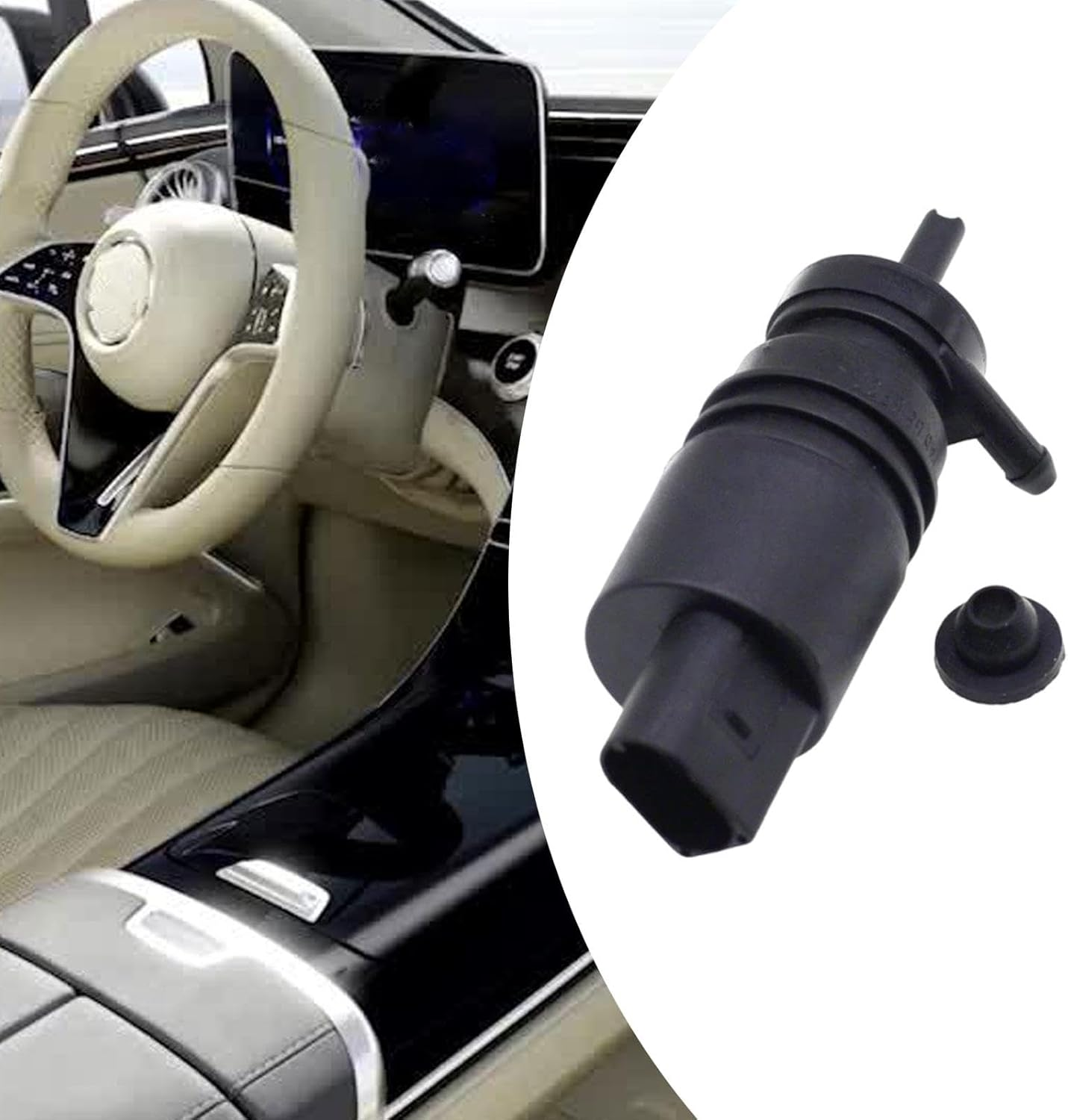 FJMQHU Windscreen Washer Pump Auto Part 2218690121 Replaces High Performance Components for 911 Boxster Cayman Panamera Repair image number 4