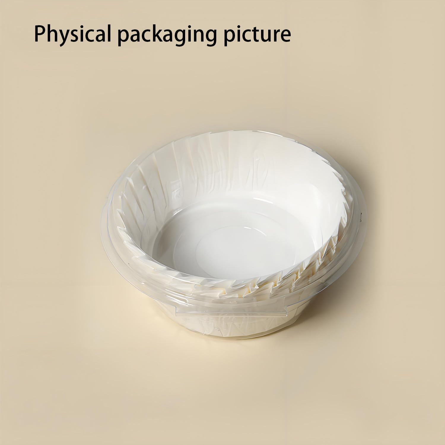 50 Piece Set of Baking Coasters,4 Inch Cupcake and Muffin Paper Liners,Parchment Circles for Cakes,Desserts and Pastries image number 1