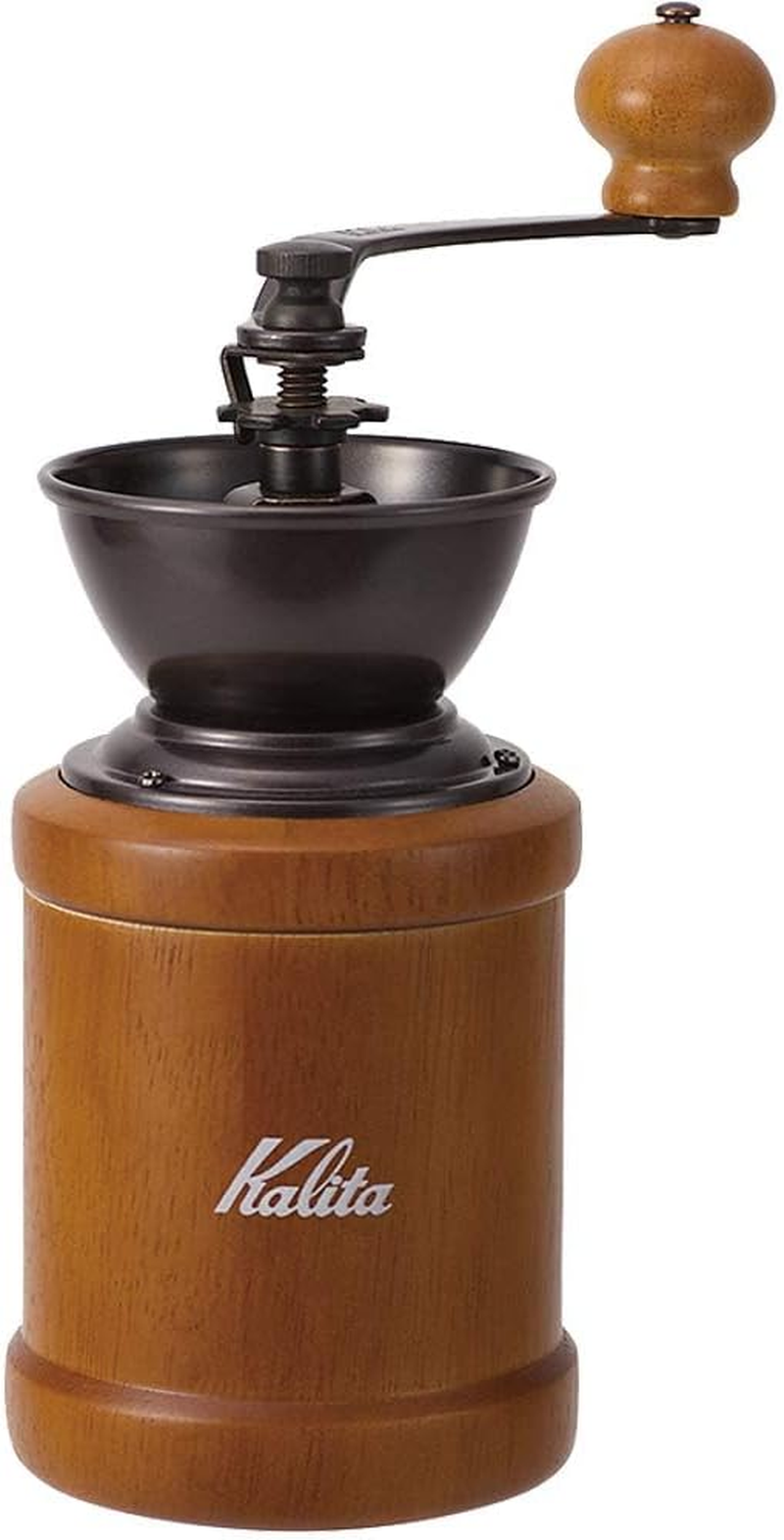 Kalita KH-3AM Wooden Coffee Grinder, Hand Coffee Grinder, Adjustable Grind for Outdoor & Camping image number 3