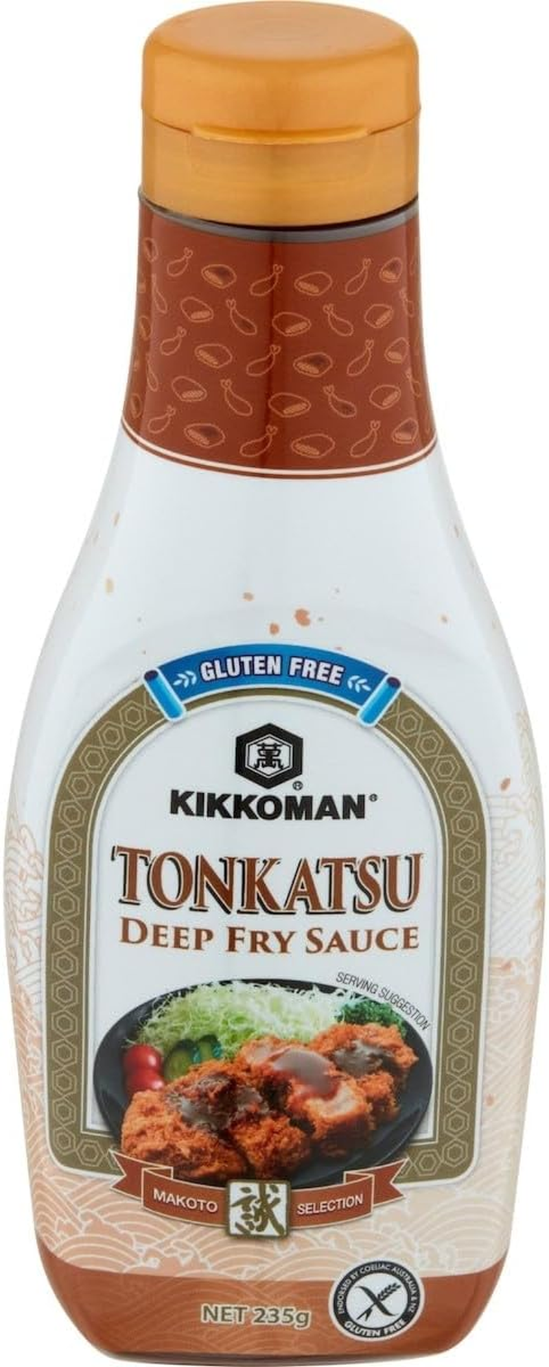 Kikkoman Makoto Tonkatsu Deep Fry Gluten Free Sauce 235 G image number 2