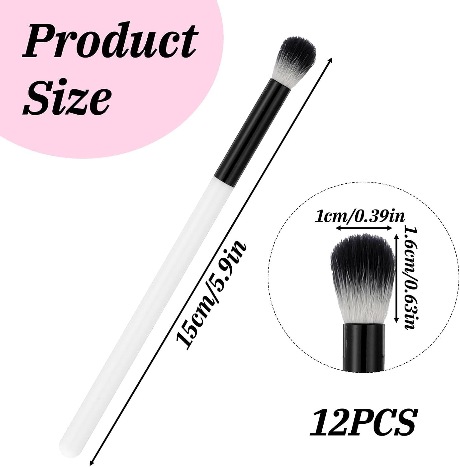 12 PCS Eyelash Cleaning Brush Lash Extension Brushes for Cleansing Lash Bath Cleanser Brush Lash Shampoo Brush Eyeshadow Brush Set Lashes Extension Supplies