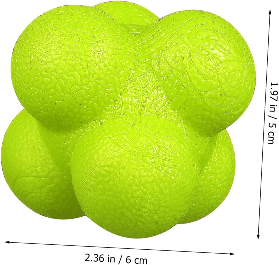 KITANDOVE Agility Balls Reaction Ball Set of 6 for Exercise Sports Training Australia image number 1