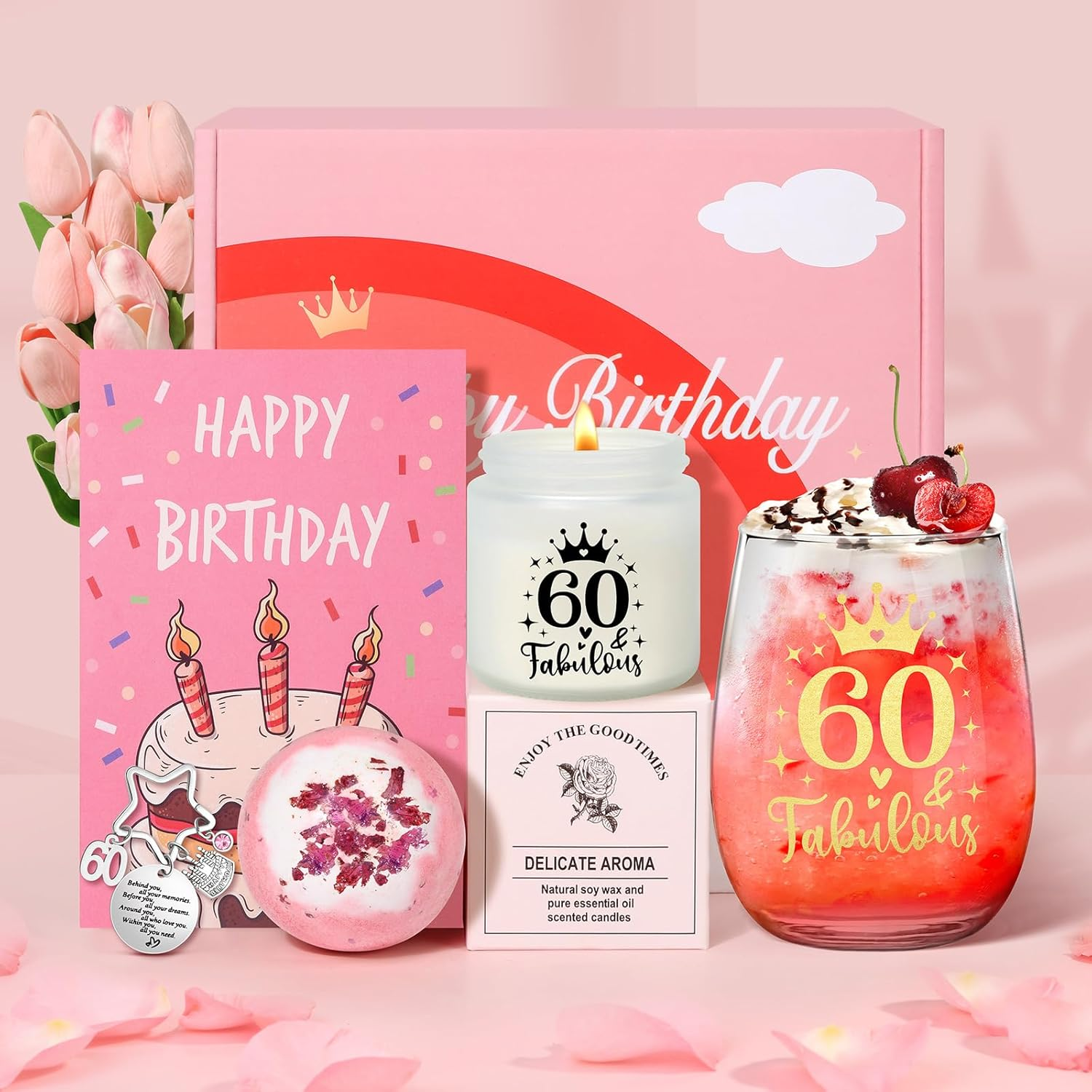 Tecanne Mothers Day Gifts, Gifts for Mum from Daughter, Son, Christmas Birthday Gift Pamper Hamper Presents for New Mum, Wife