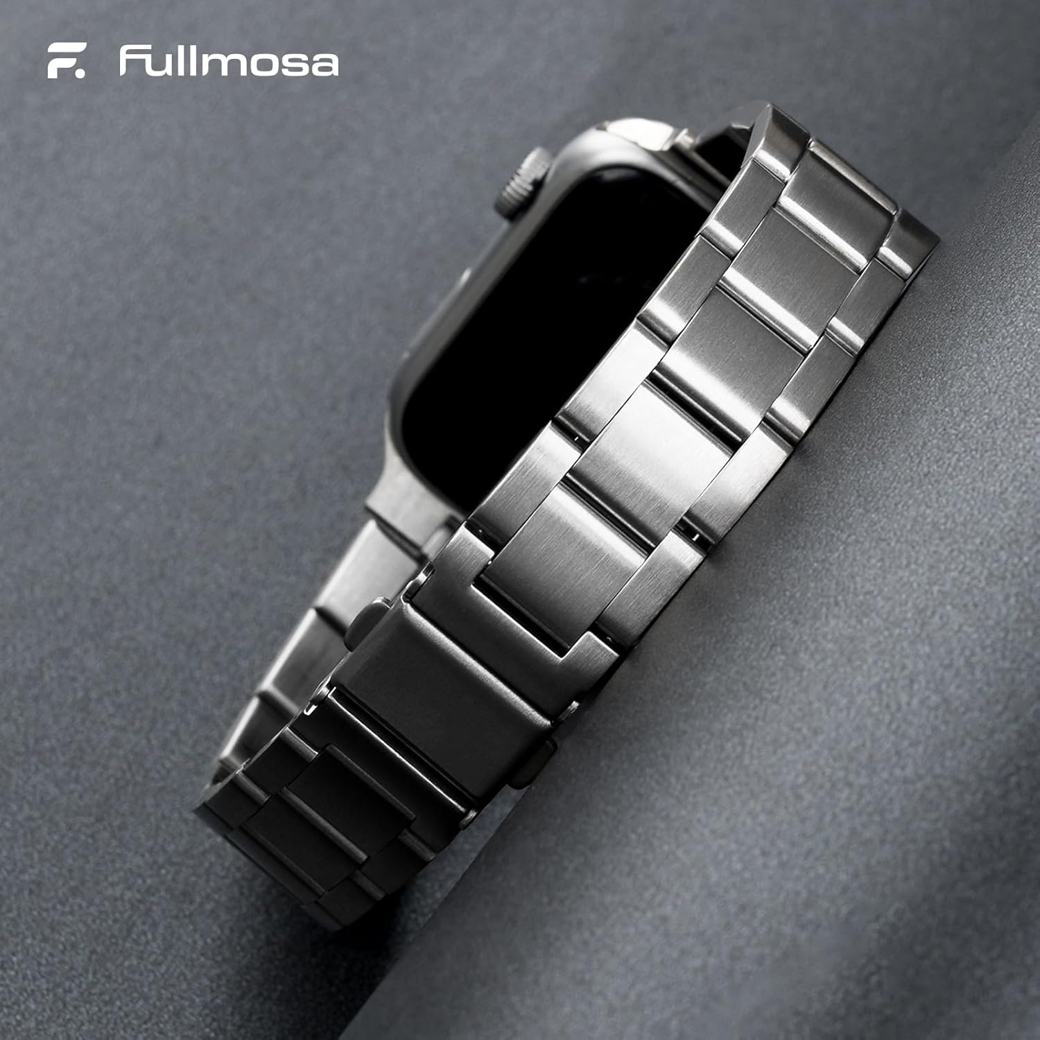 Fullmosa Compatible with Apple Watch Band 41Mm 40Mm 38Mm, Upgraded Version Stainless Steel Watch Band/Strap with Case for Apple Watch SE2 SE Series 9/8/7/6/5/4/3/2/1, 38Mm 40Mm 41Mm Silver image number 4