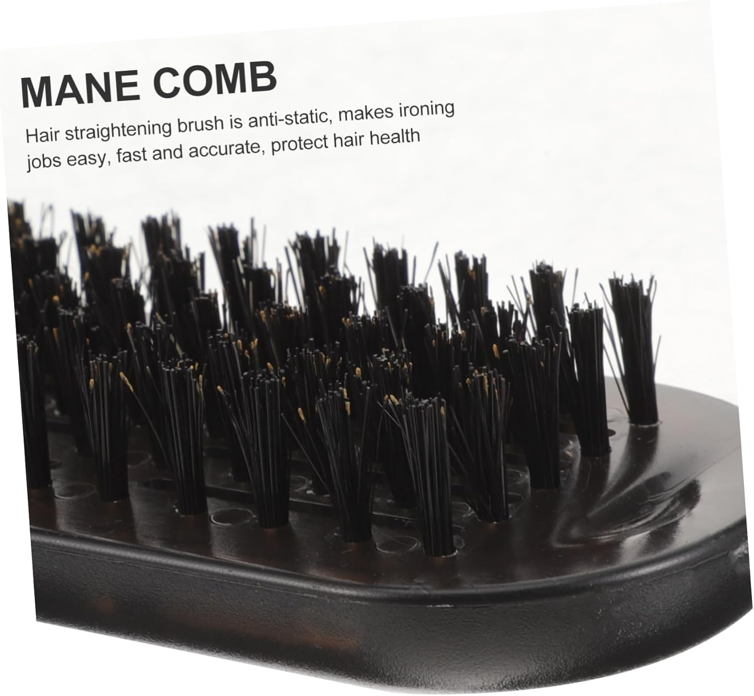 GANAZONO Hair Straighteners Brush Double-Sided Styling Tool Anti-Static Hair Health Smooth Straightening image number 1