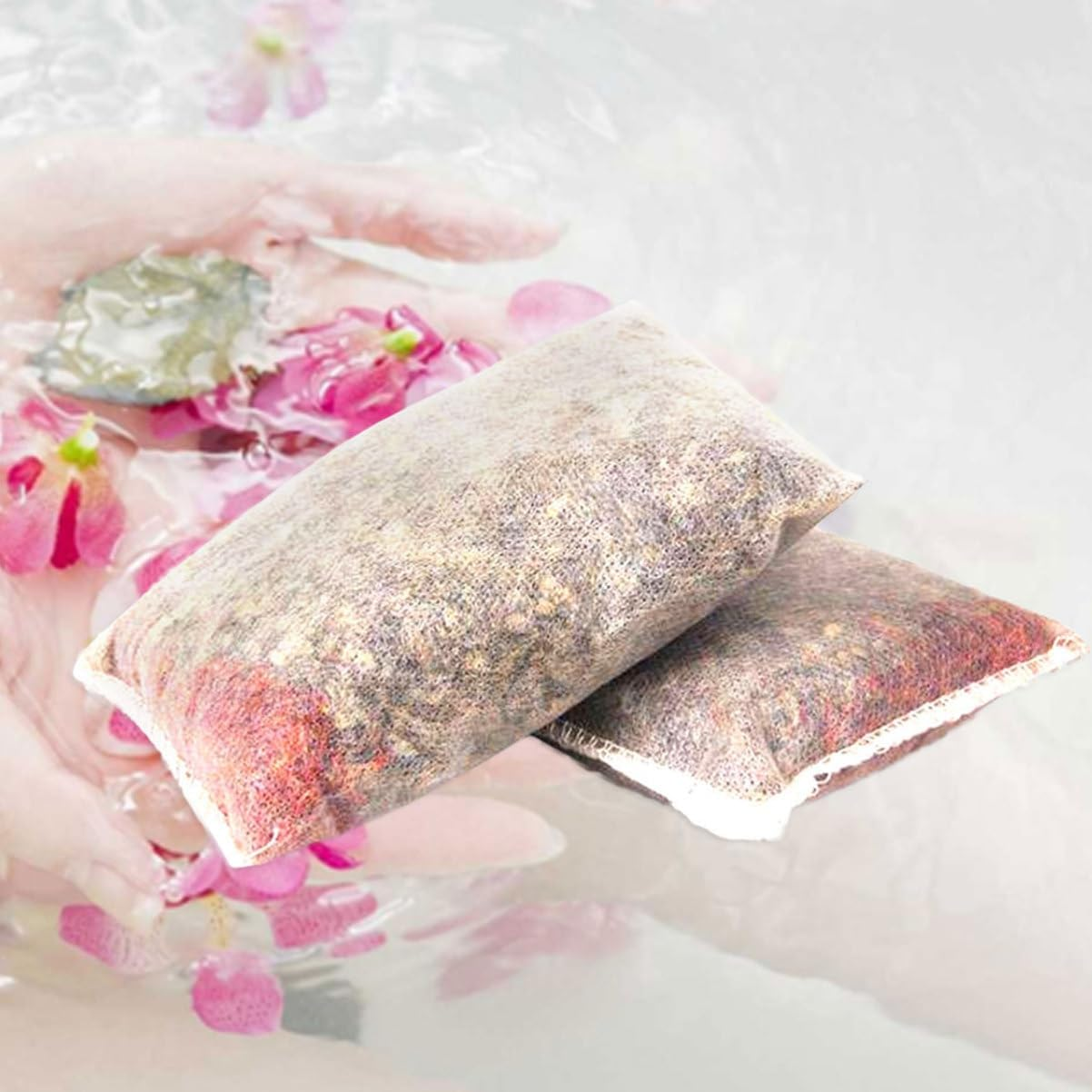 Beatifufu 10Pcs Original Natural Chinese Medicine Bath Bag Soak for Stress Relief Healthy Skin image number 5