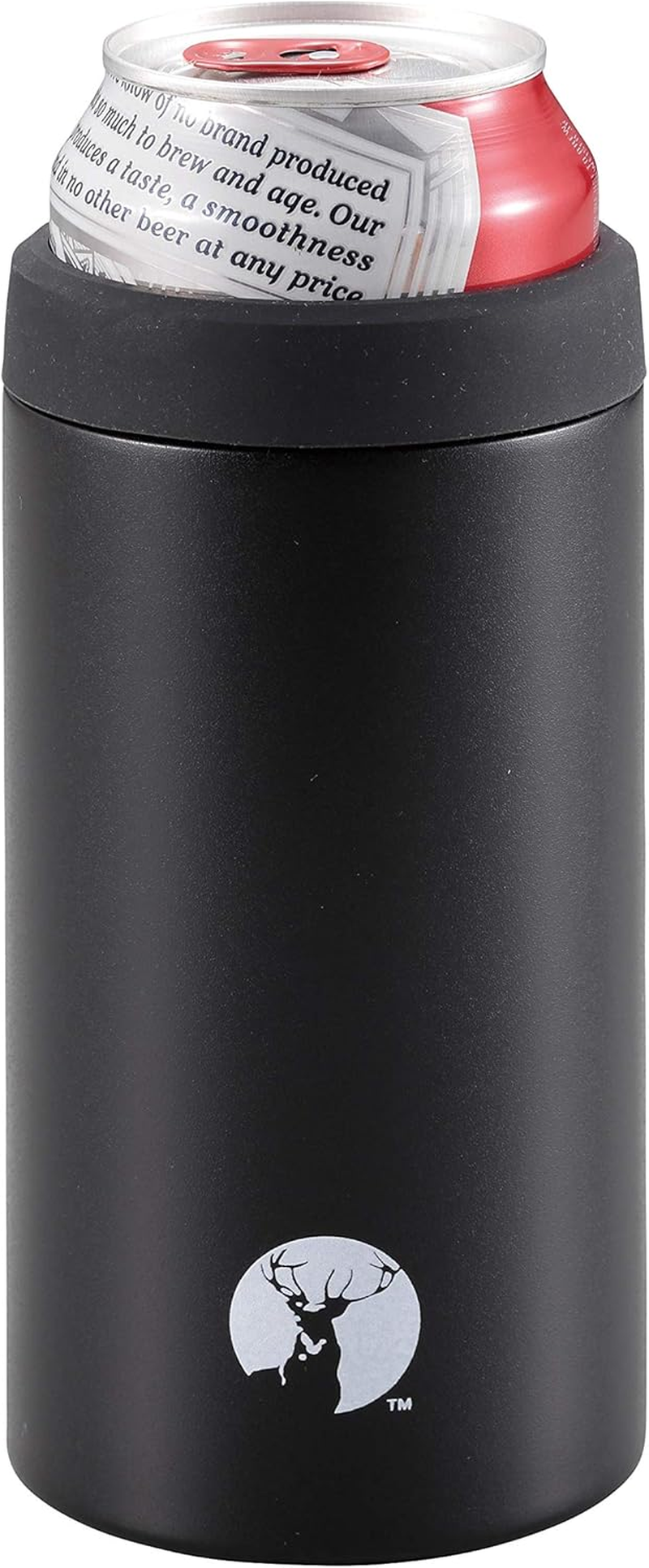 Captain Stag UE-3493 HD Insulated Can Holder for 16.9 Fl Oz (500 Ml) Cans, Black image number 5