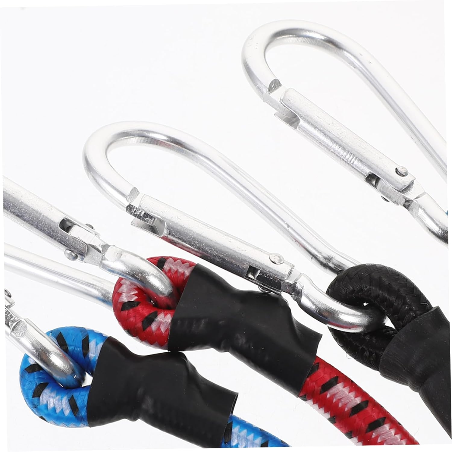 NAMOARLY 4Pcs Luggage Fix Straps for Secure Camping Storage Elastic Ties for Car Roof Rack Van Trailer for Luggage and Cargo Transport image number 5