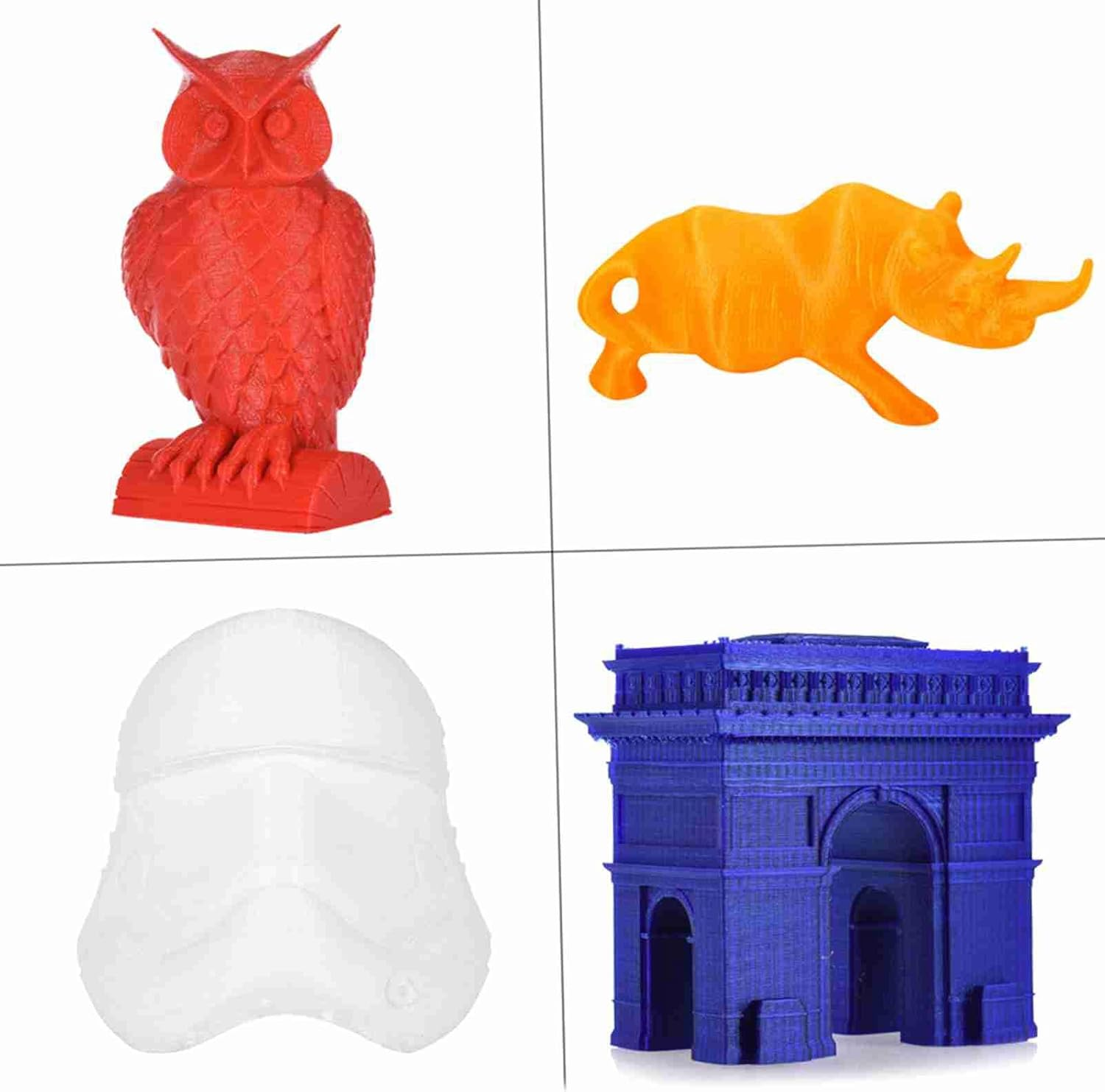 Domary Flexible TPU Filament 1KG 1.75MM Supplies 3D Printer Drawing PENS (Green) image number 6