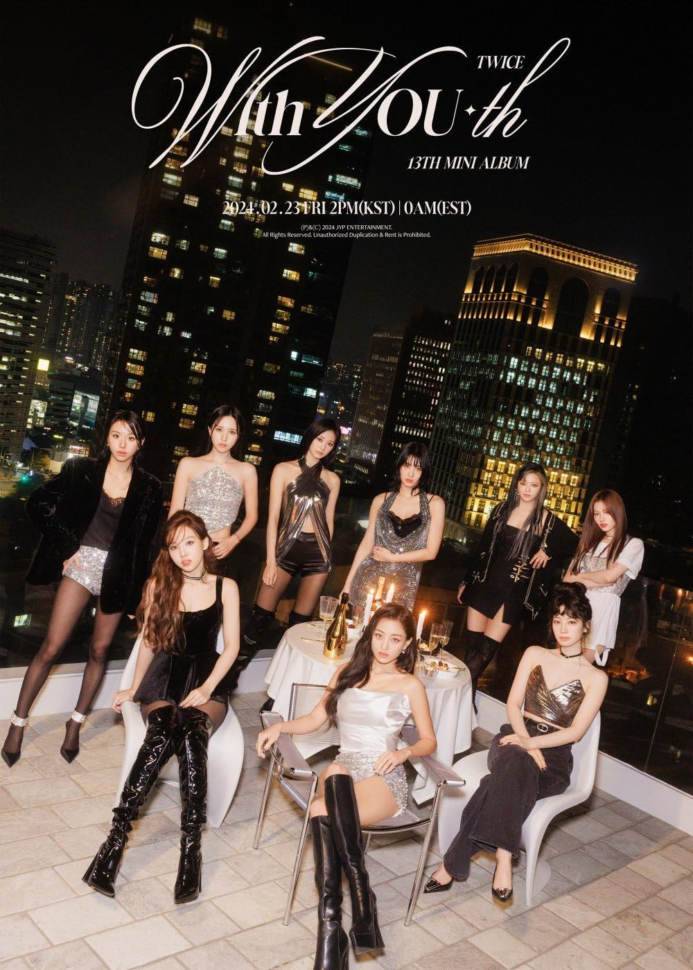 Twice with You-Th 13Th Mini Album Standard Version Cd+Letter Poster+Photobook+Photocard+3Cut Photo+Film Photocard+Sticker+Tracking Sealed TWC (Forever Version) image number 5