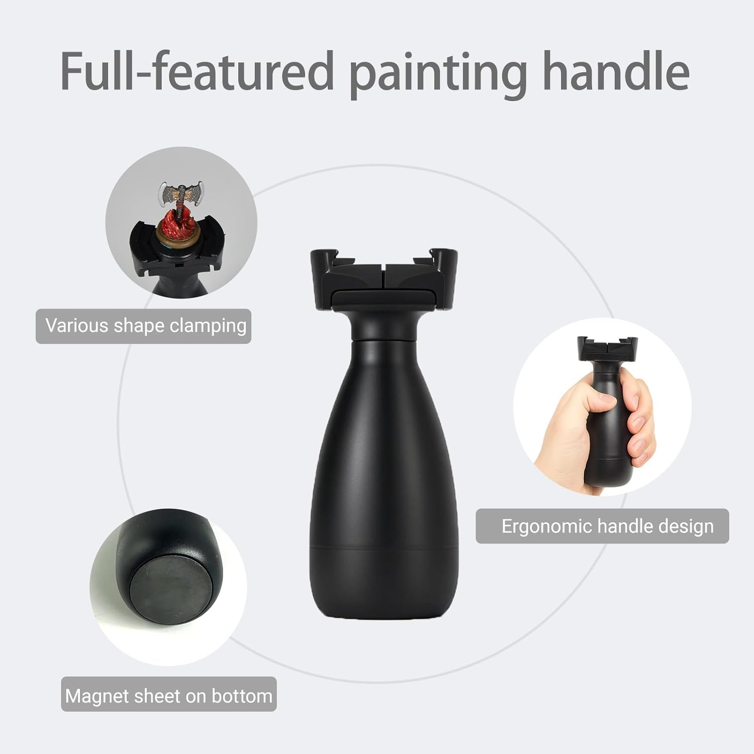 HUBEST Painting Handle,Model Painting Holder for Miniautres,Dnd,Scale Model,Fantasy Figurines,War Game Accessories image number 2