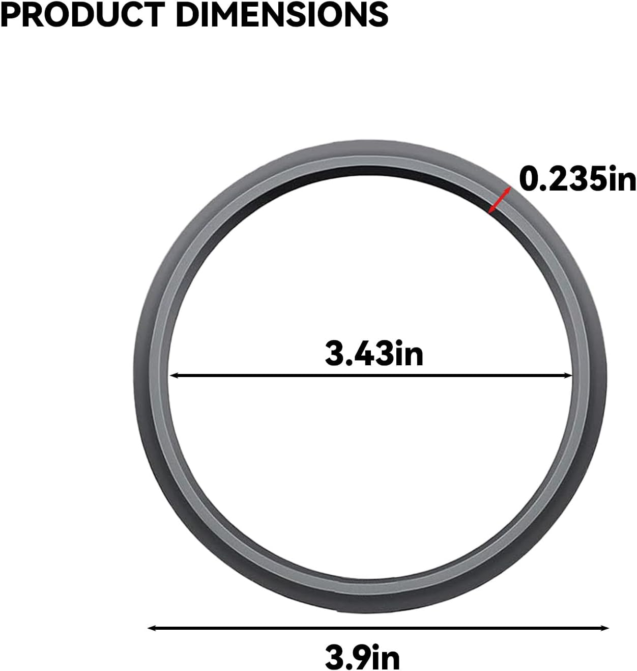 4Pcs Blender Seal Gaskets Silicone Ring O-Ring 600W/900W Juicer Blender Accessories，Nutribulletr Replacement Parts image number 5