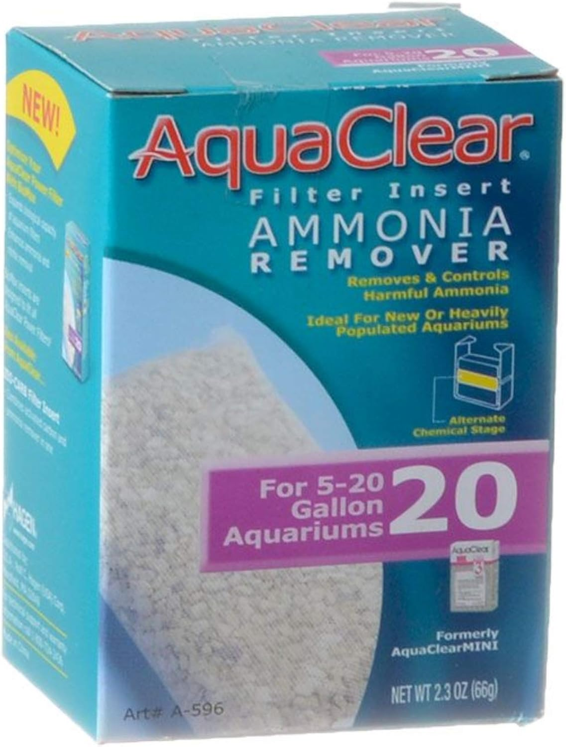 Hagen Aquaclear Ammonia Remover [Set of 2] Size: 3.88 Oz.