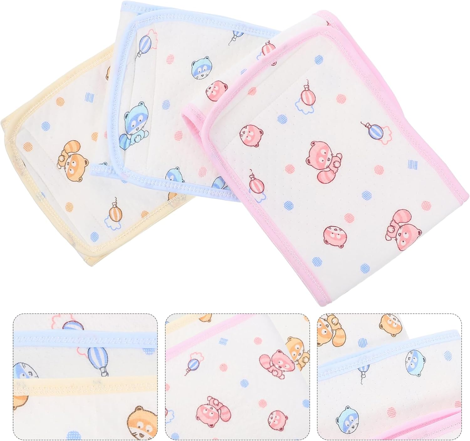 3Pcs Pregnancy Bump Strap Belly Band Cotton Belly Bands for Newborn Navel Cords Maternity Wraps image number 3