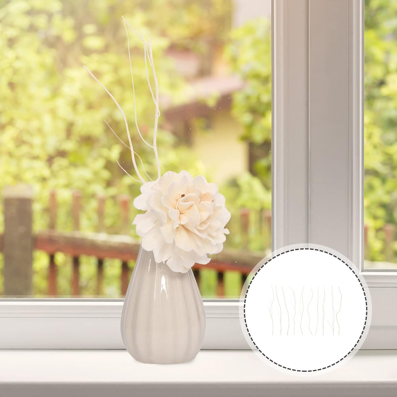 Veemoon 10Pcs Natural Willow Diffuser Sticks for Aromatherapy Elegant Fragrance Dispersal for Home Office Bedroom and Bathroom Decor image number 2