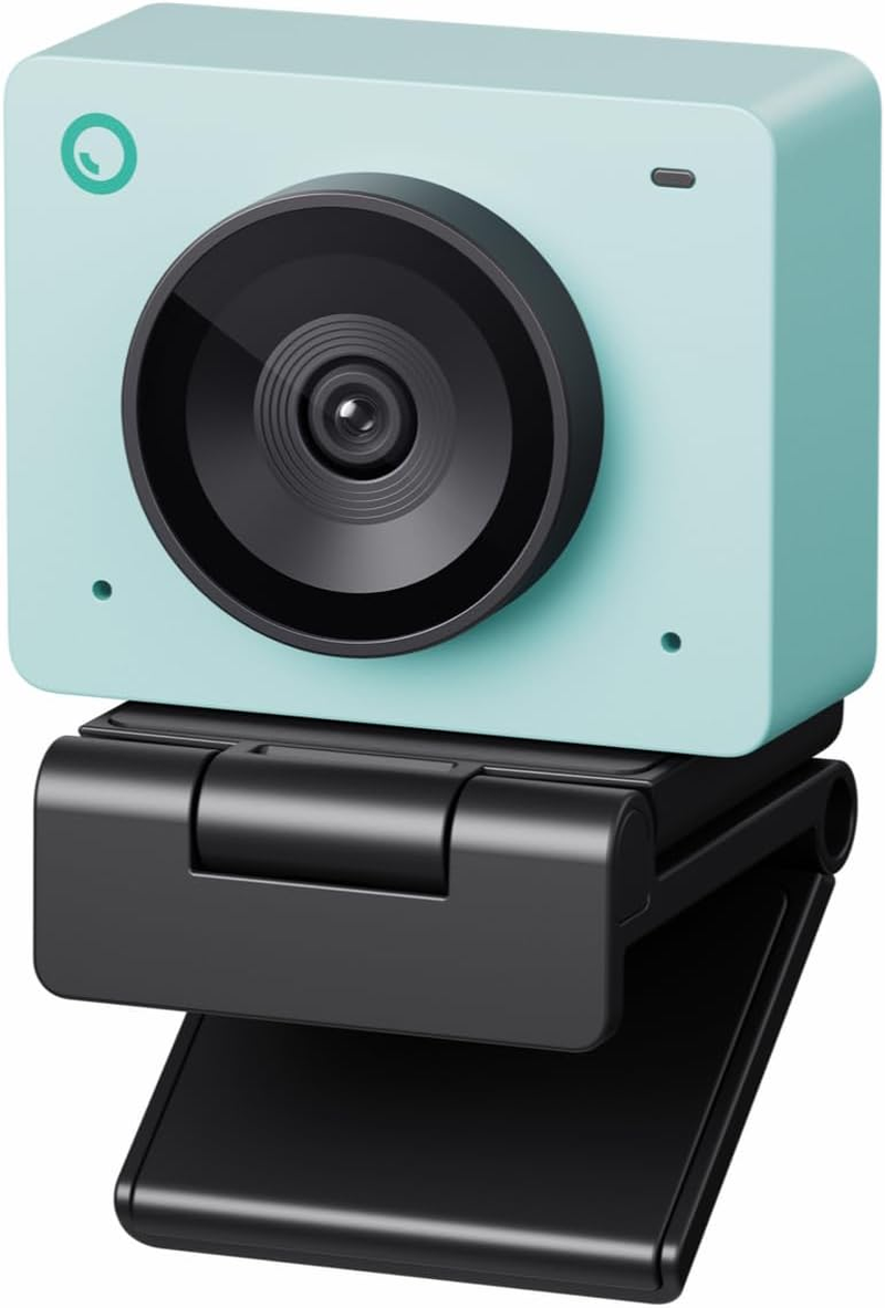 OBSBOT Meet SE 1080P@100 FPS Webcam for PC with 1/2.8" Sensor, AI Framing & Autofocus, Beauty Mode, Lightweight, Gesture Control, Staggered HDR, Web Cam for Streaming, Meeting, Gaming. (Aurora Green)