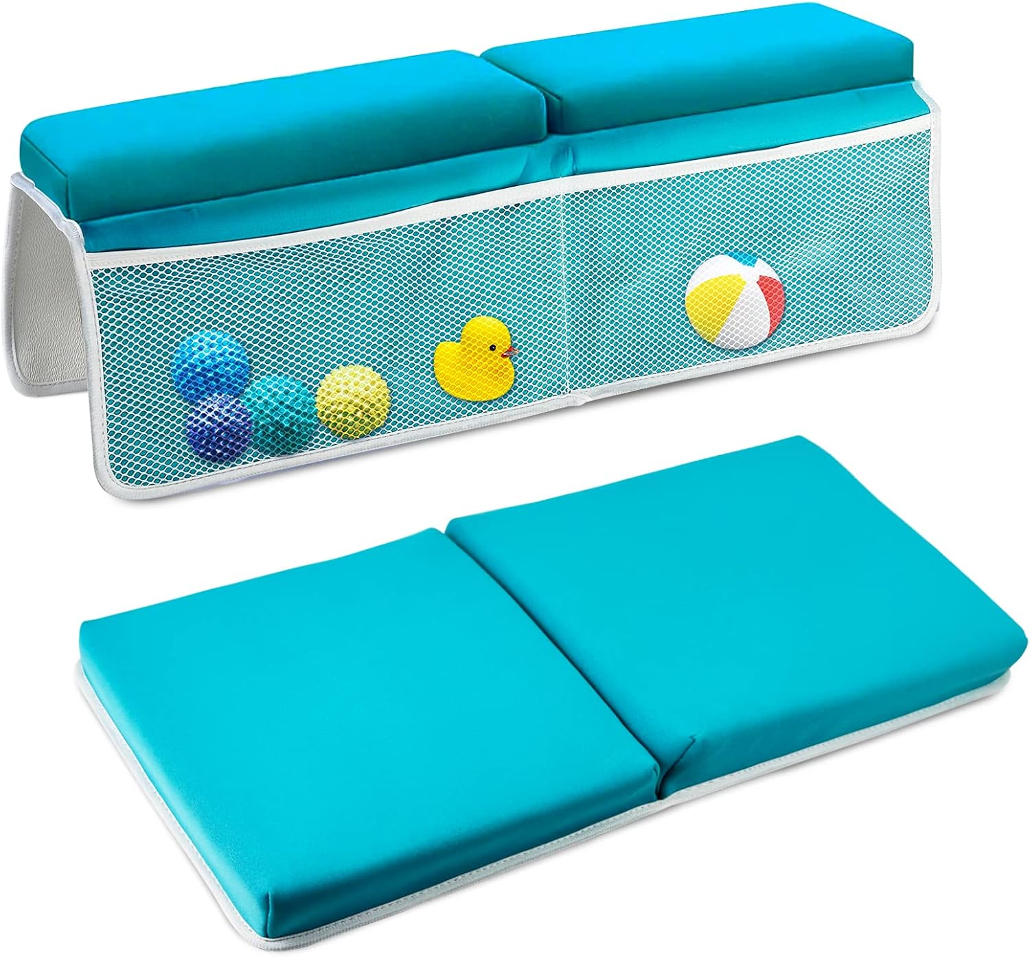 Baby Bath Kneeler and Elbow Rest Pad Set, Bathtub Kneeling Pad & Mat, Baby Accessories for Bath, Relieve Your Knees and Elbows