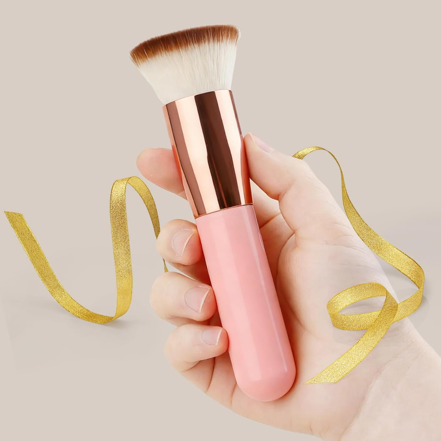 BGENHPON Makeup Brushes Foundation - Synthetic Kabuki Professional Brush for Liquid Cream Powder Mineral Buffing Stippling and Blending Face Makeup Tools