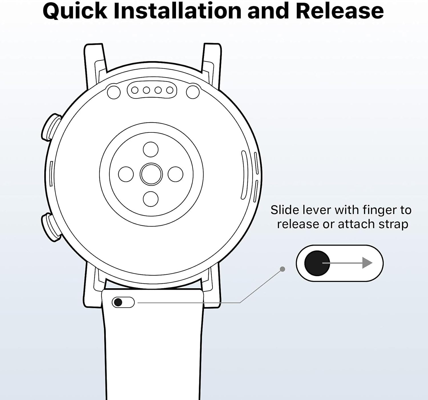 Ticwatch E3 Watch Band Replacement - 20Mm Width Silicone Watchband Strap for Ticwatch E3 image number 4