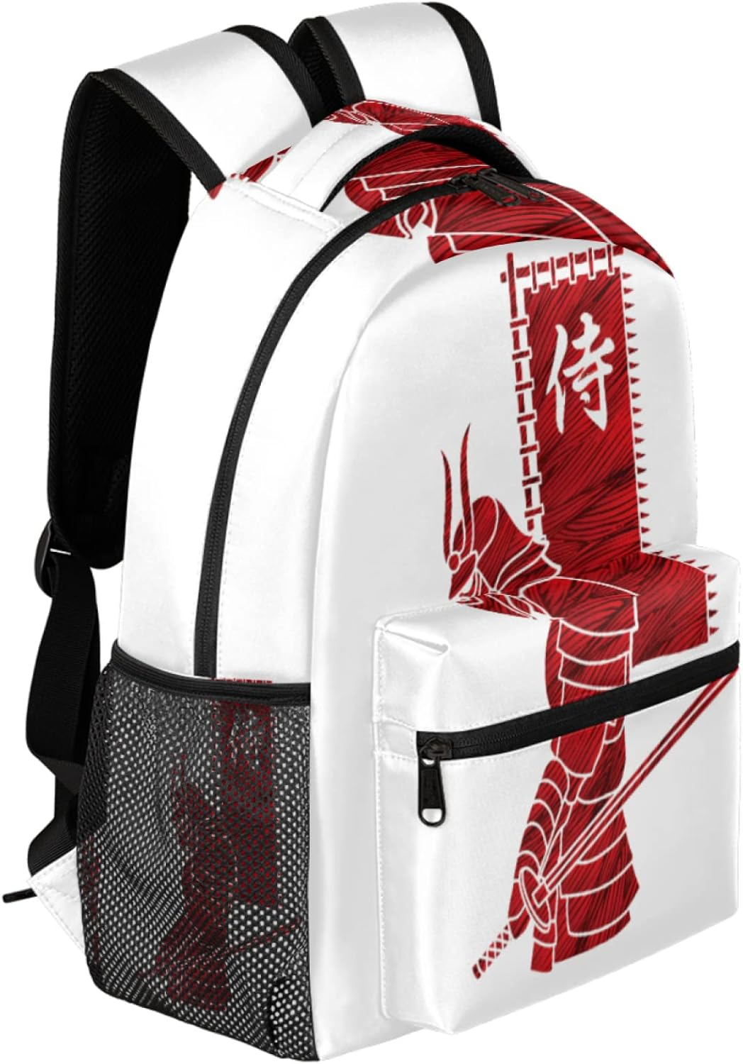 Japanese Flag Pattern Backpack Lightweight Waterproof Travel Rucksack Mount Fuji Stylish Backpack for Man Women image number 6