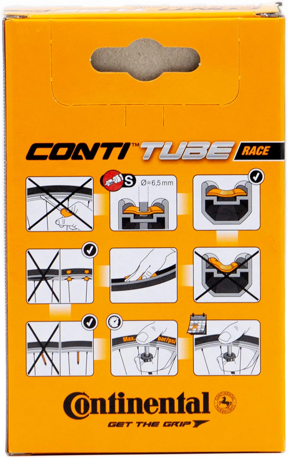 Continental Race 28 (700C) X 25/32C Presta Valve Inner Tube image number 2