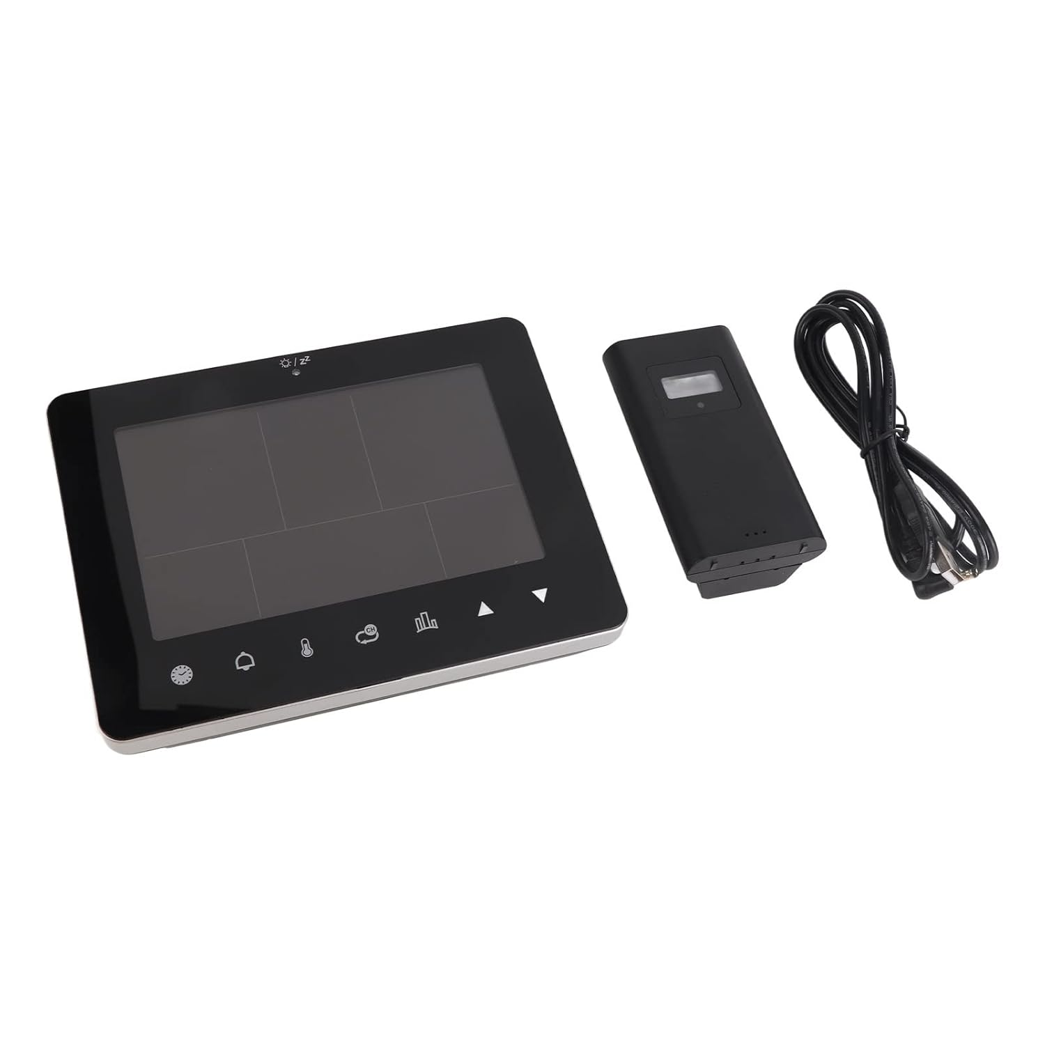 Home Wireless Indoor Outdoor Thermometer, Digital Weather Monitor with Color Touch Screen, Wireless Weather Station Thermometer for Indoor and Outdoor Use image number 2