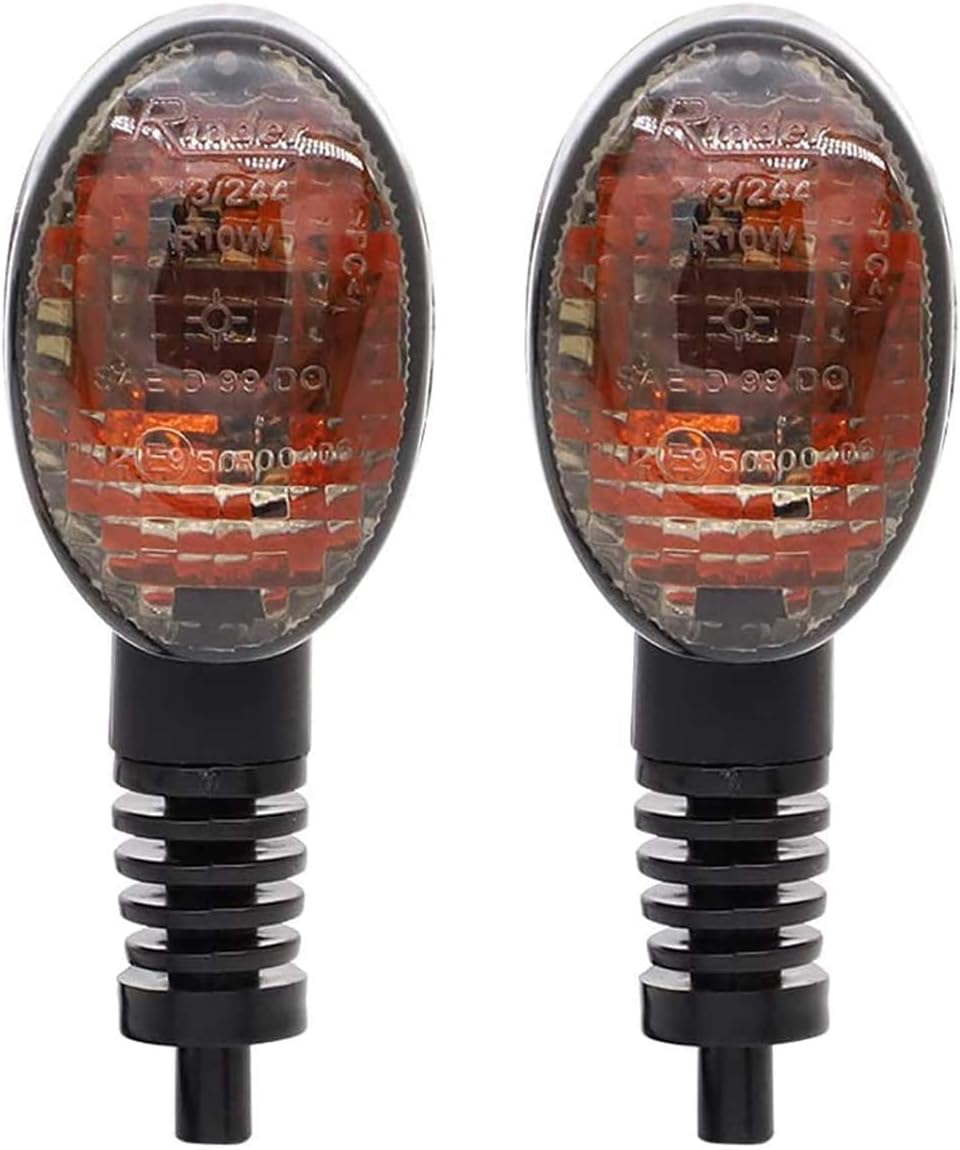 For KAWASAKI EX250R NINJA 250R KLX250S KLX250SF VN650 Vulcan S Front/Rear Turn Signal Indicator Light Blinker Lamp Motorcycle,Smoke Shell image number 3