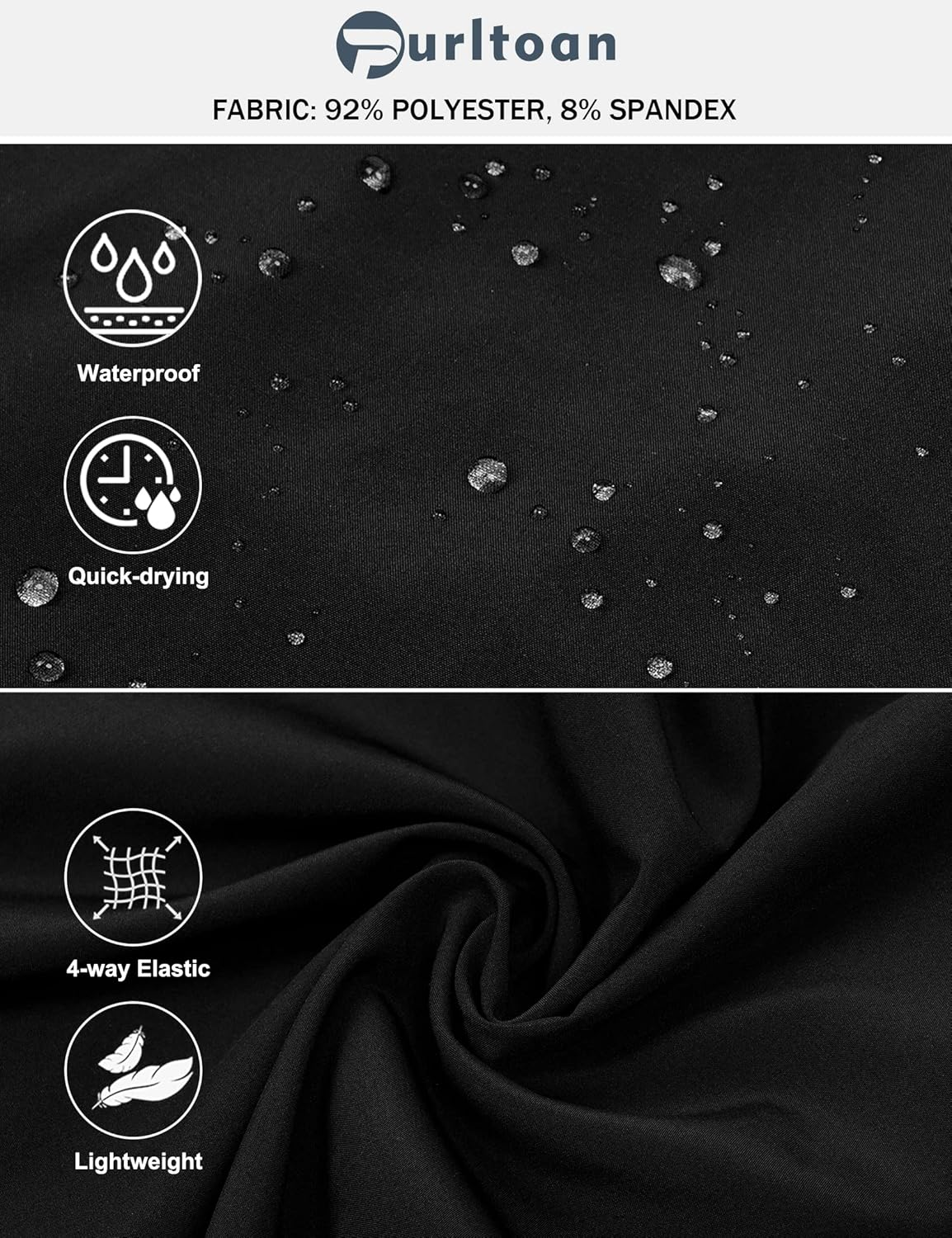 Zoofly Gym Shorts for Men Quick Dry Fitness Sports Running Shorts Mens Soft Breathable with Zip Pockets