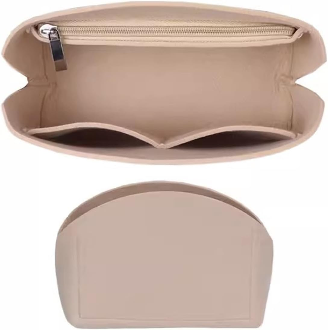 XIAOYIBAIHUOUK Bag Storage Insert for LV ALMA Handbags Liner Bag Handbag Organizer Insert Wallet Lining Storage Bag(Red A,Alma BB)