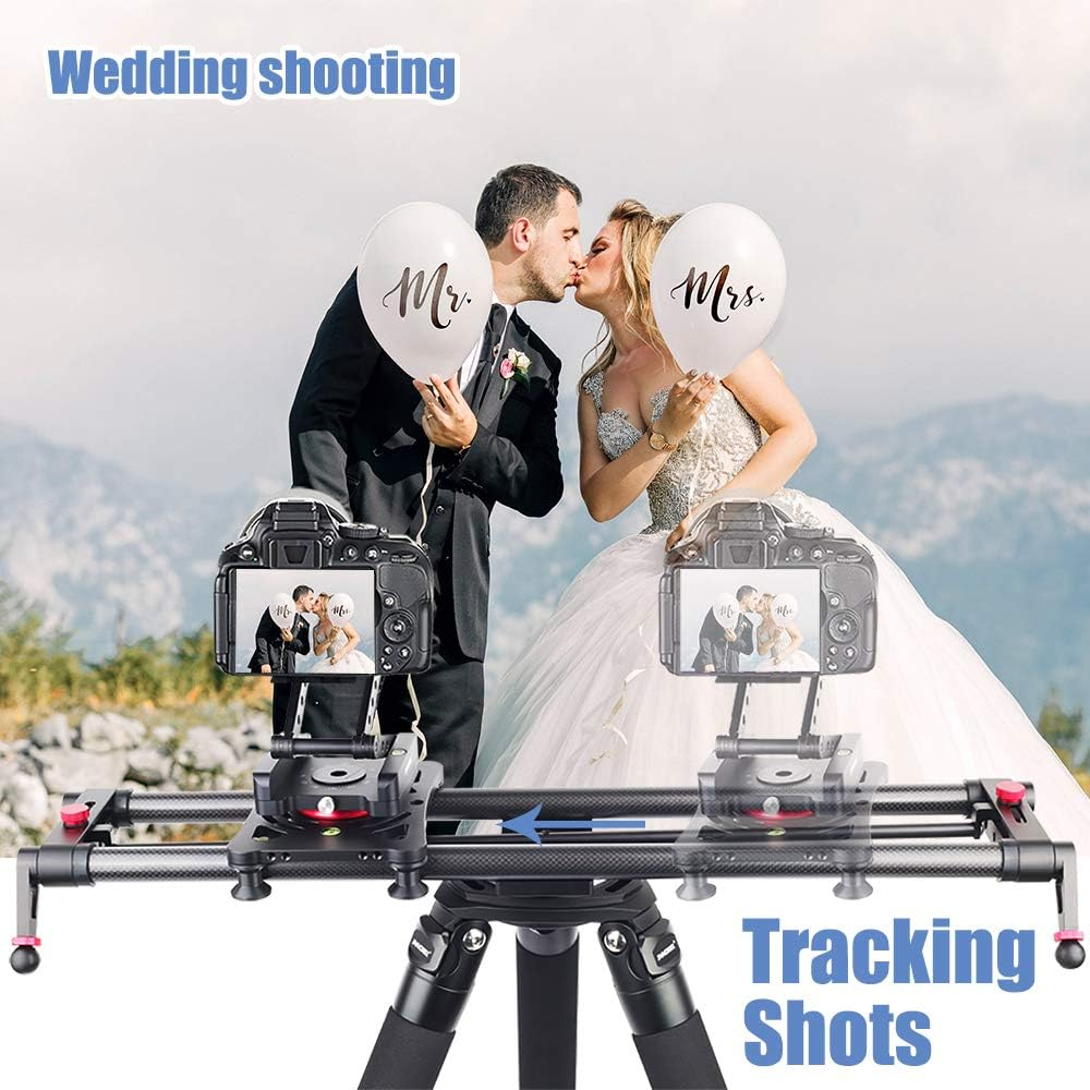 Z-Flex Tilt Tripod Head-Innorel MH5 CNC Aluminum Alloy All Metal Flexible Folding Z Pan 360&deg; Horizontal Rotation with 1/4" and 3/8" Screws, Max Load 6.61Lb for Canon Nikon Sony DSRL Camcorder Slider image number 5