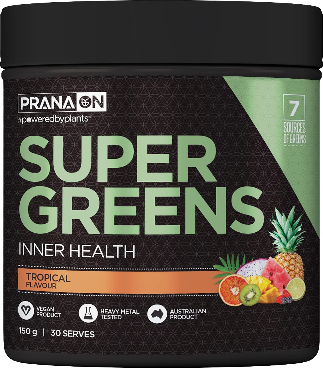 Pranaon Super Greens Powder image number 1