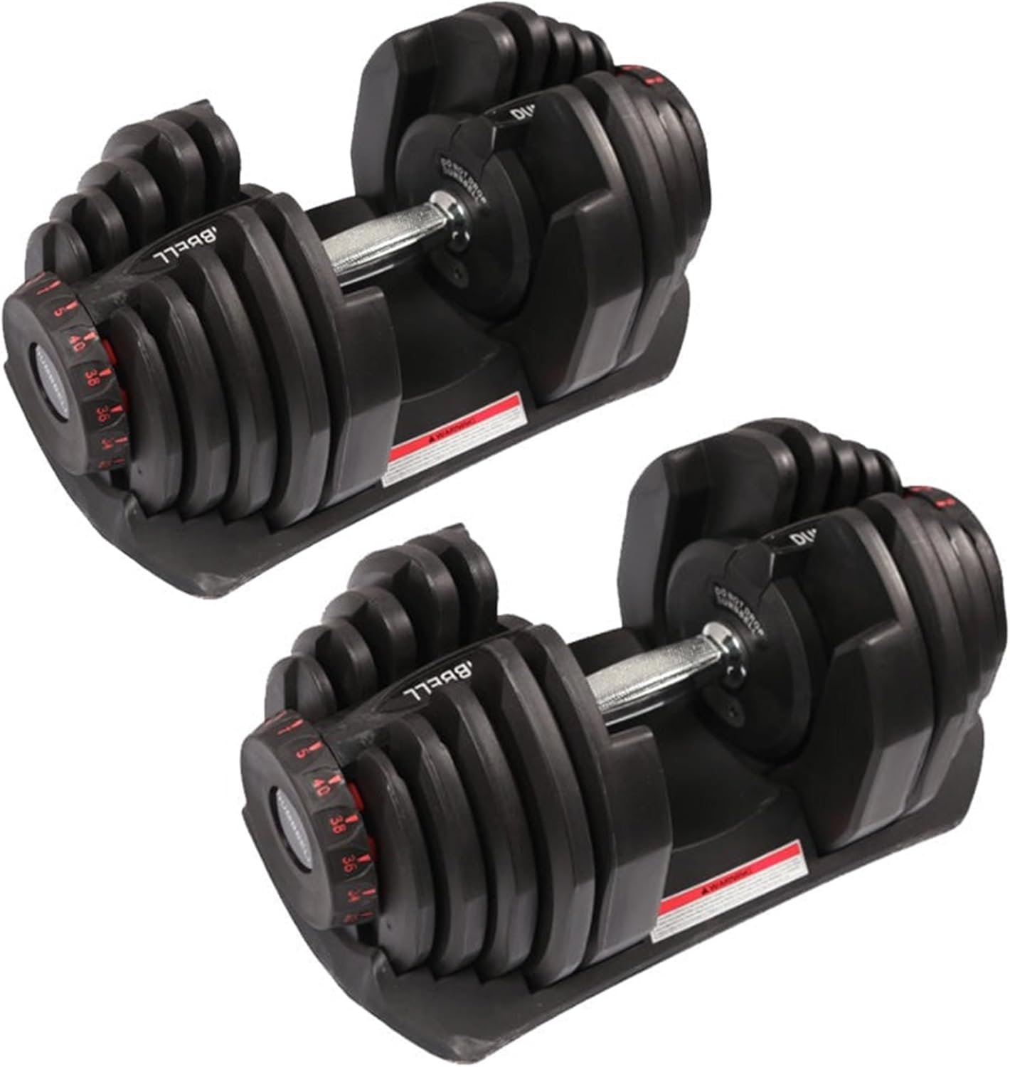 Fitness Master 2X40Kg Adjustable Dumbbell Set Home GYM Exercise Equipment Weight