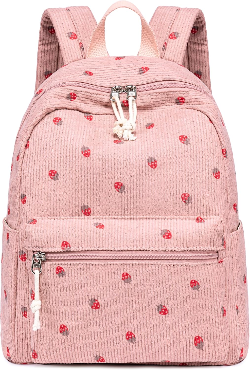 Bluboon Mini Backpacks for Girls Toddler Backpack Purse School Bookbag Kawaii Backpack Women - Beige Flower Green image number 3