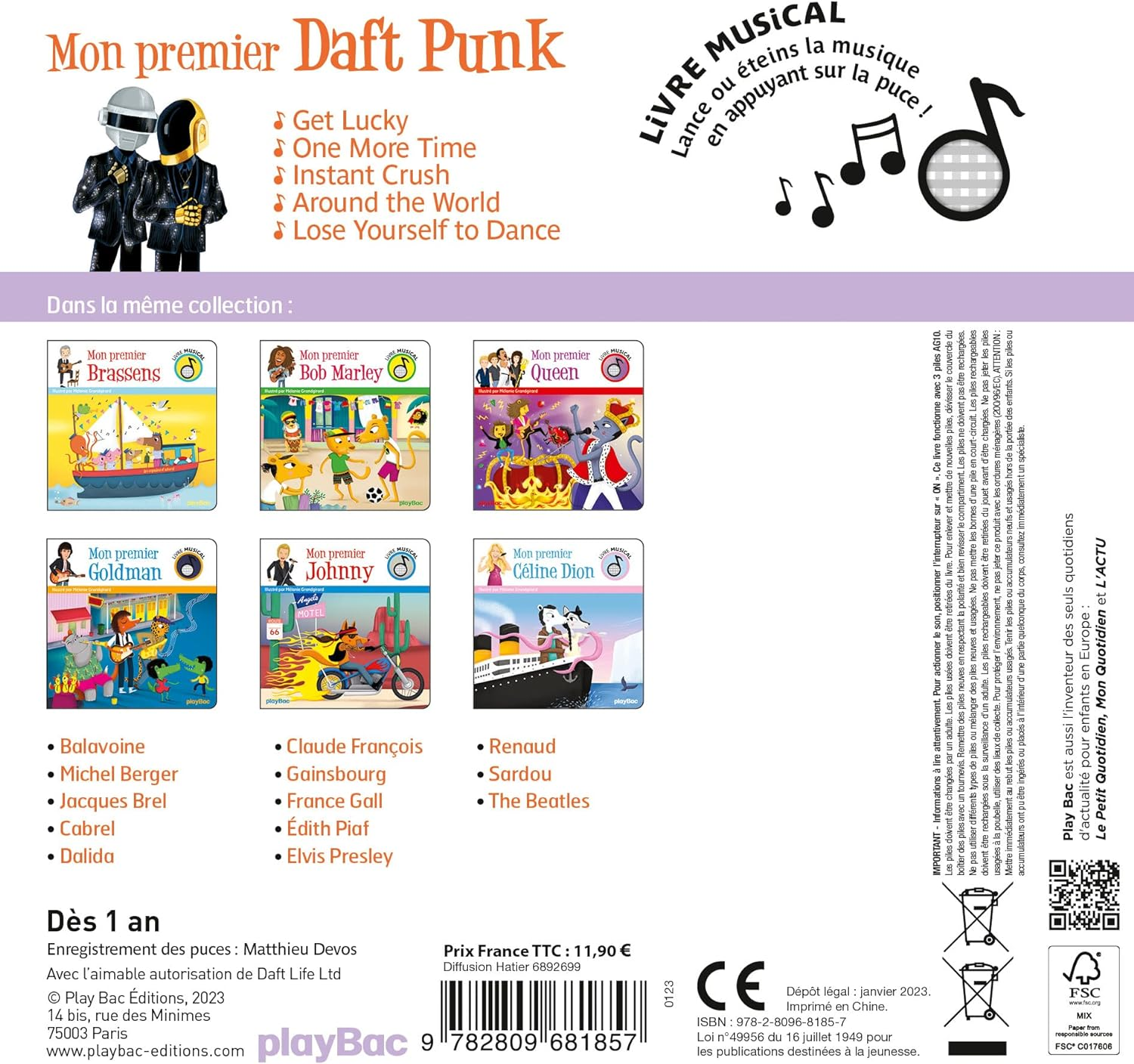 Livre Musical - Mon Premier Daft Punk image number 3