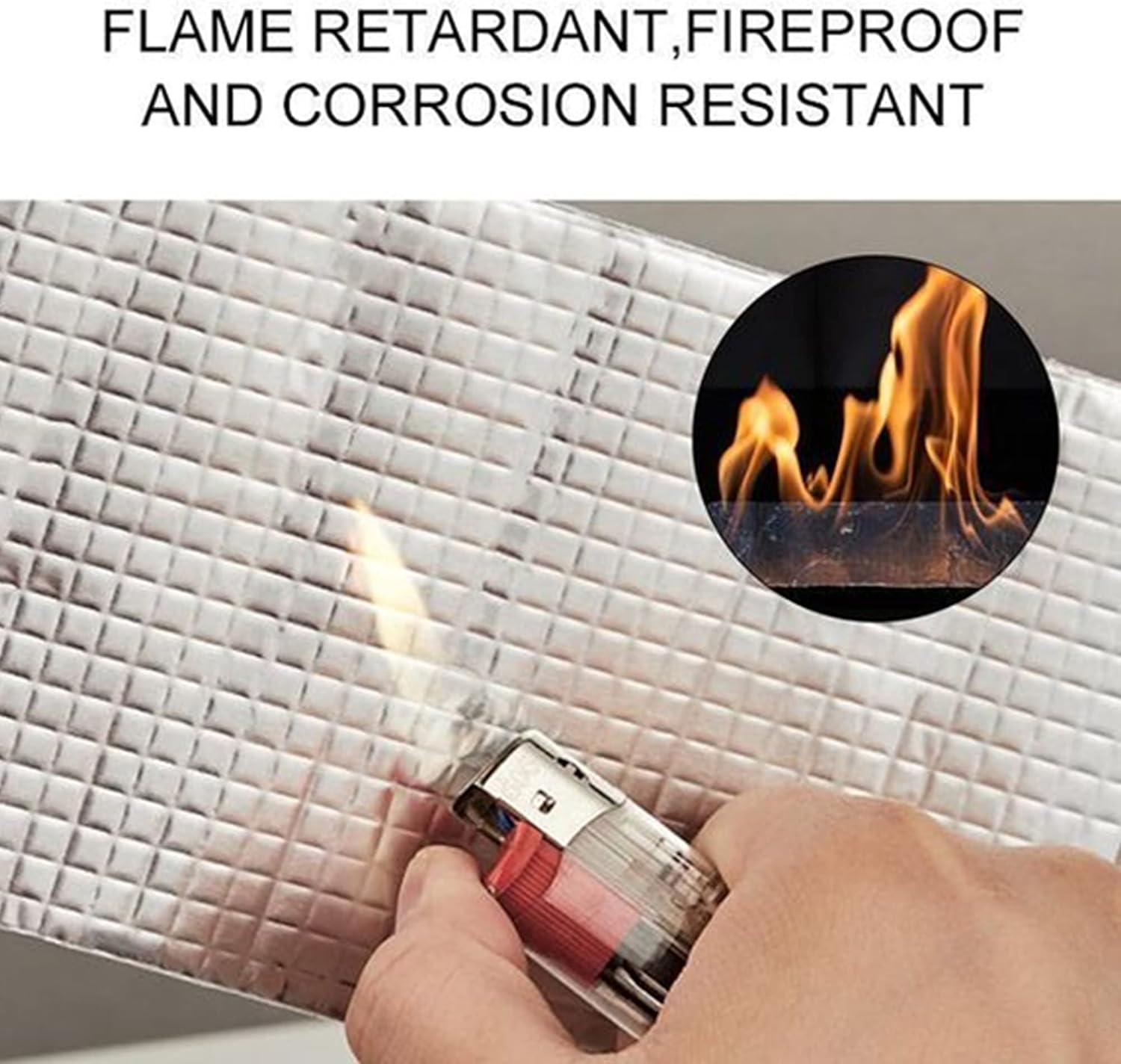 ADHES Aluminum Butyl Tape 150Mm X 5M, Butyl Sealant Super Waterproof Tape for Roof Patching, Boat and Pipe Sealing, Skylight Window Repairing image number 4