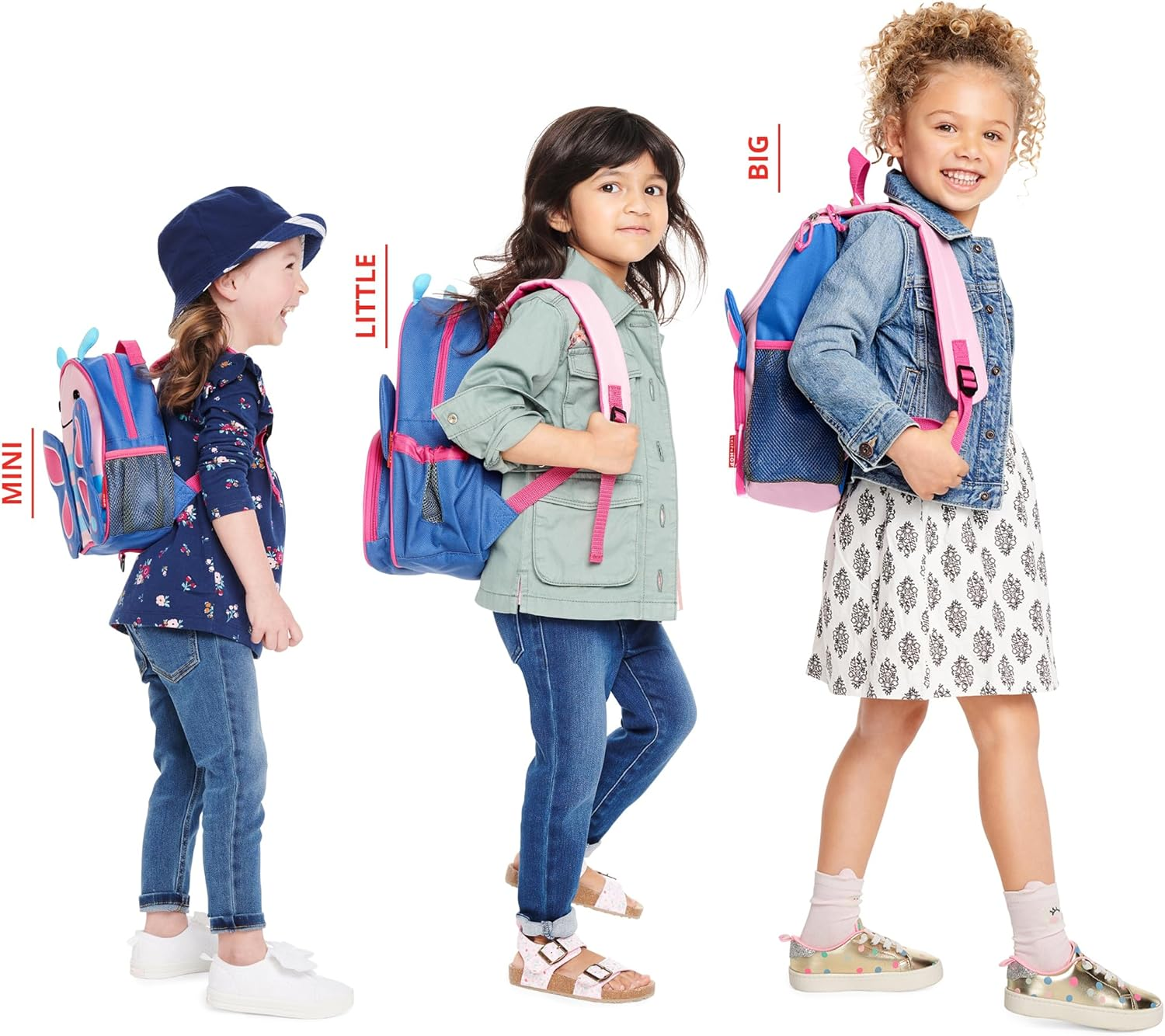 Skip Hop Zoo Little Kid and Toddler Safety Harness Backpack, Blossom Butterfly, 7.5X3.25X9 Inch (Pack of 1), 212262 - Fox image number 7