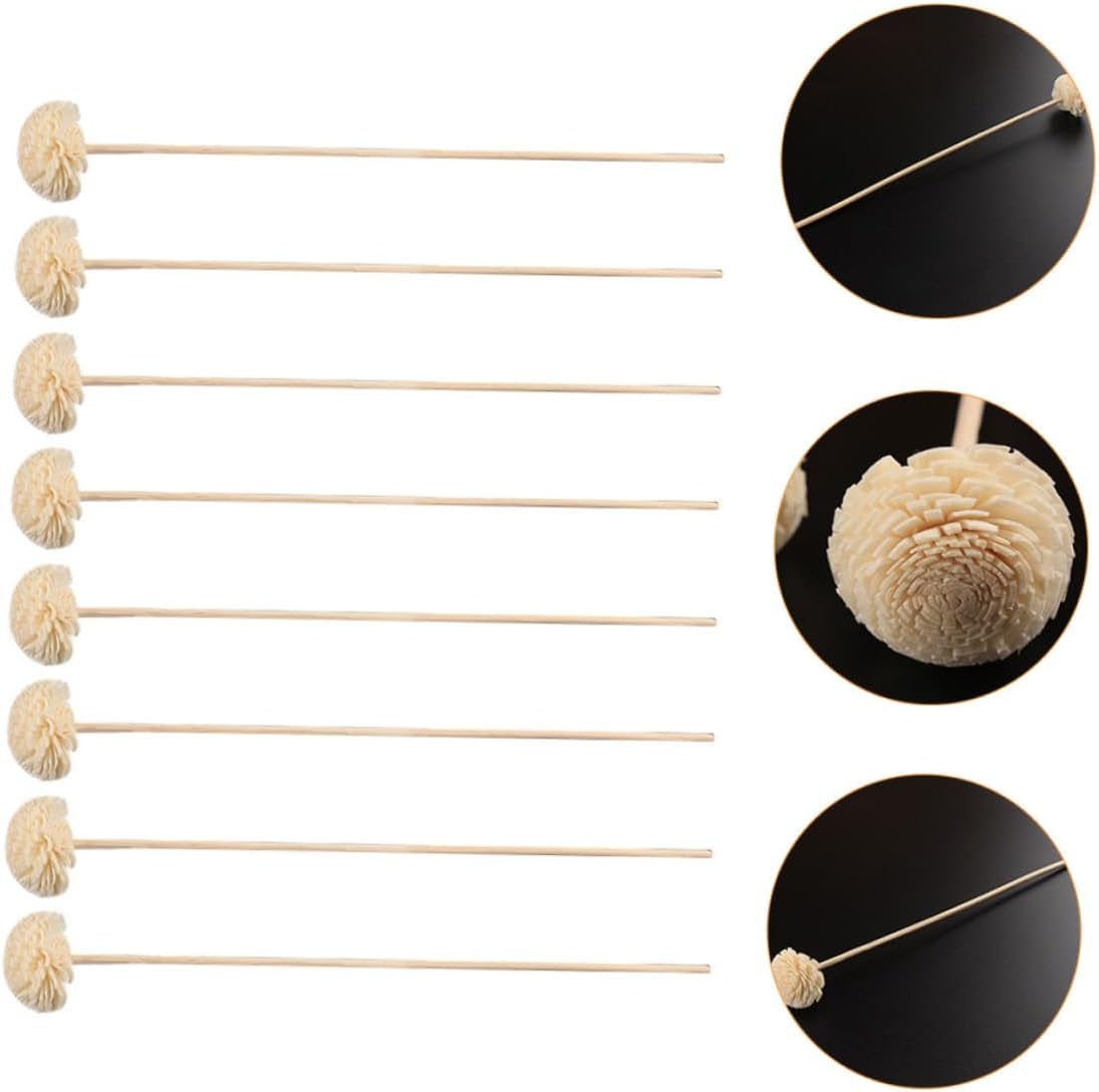 Yardenfun 8Pcs Flower Simulation Incense Sticks Aroma Diffuser Essential Oil Diffuser Air Purifier for Home Decor image number 1