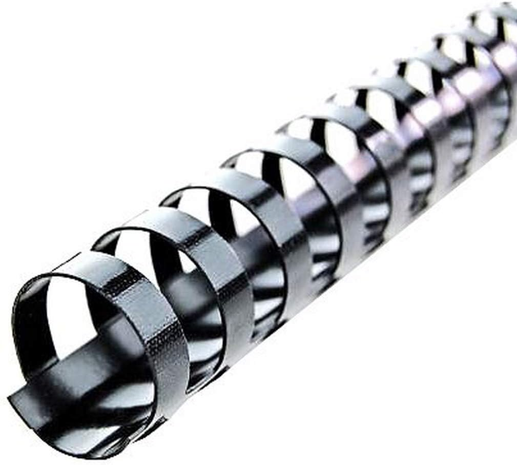 GBC Combbind Binding Combs 8Mm A5 Black (95 Sheets Capacity, Pack of 100) image number 1