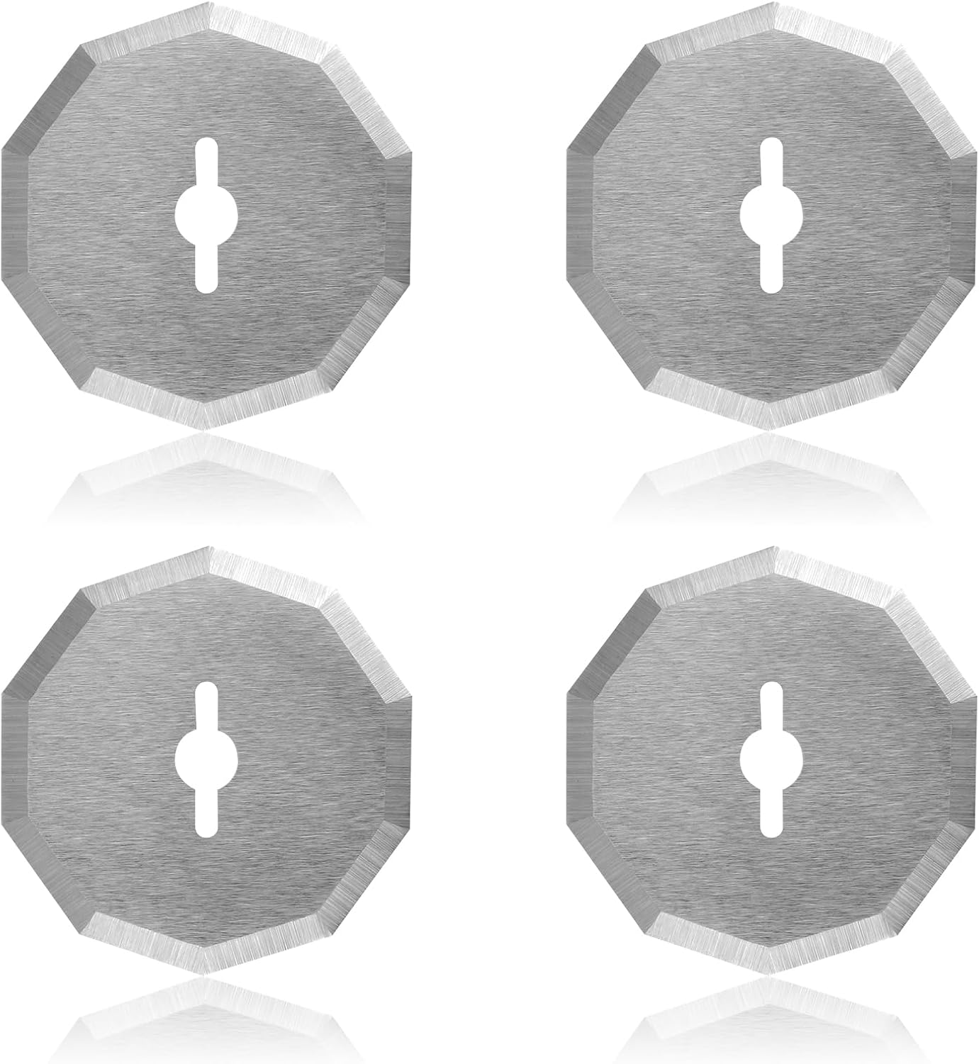 4Pcs Rotary Cutting Blades, Replacement Rotary Knives for Fabric Quilting Sewing Crafts, Compatible with Worx WX082L 4V Zipsnip Electric Scissors Fits RC2600K RC2601 RC2602 WX080L image number 3